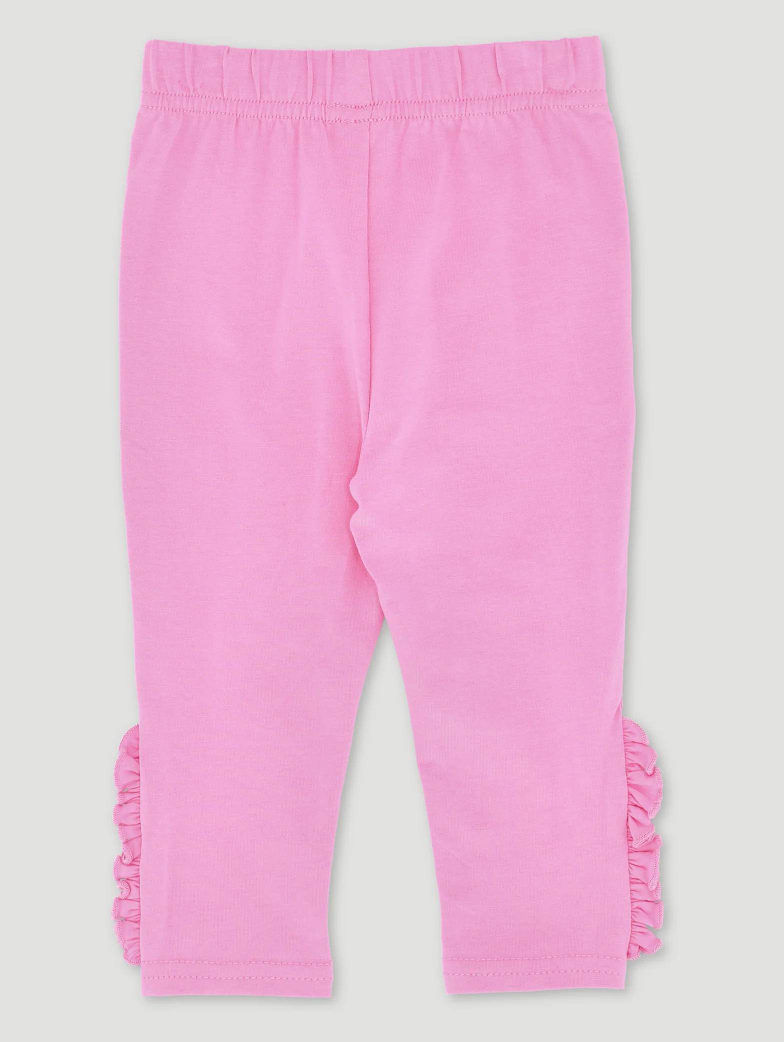 Baby Girls Single Frill Legging - Light Pink - Image 2