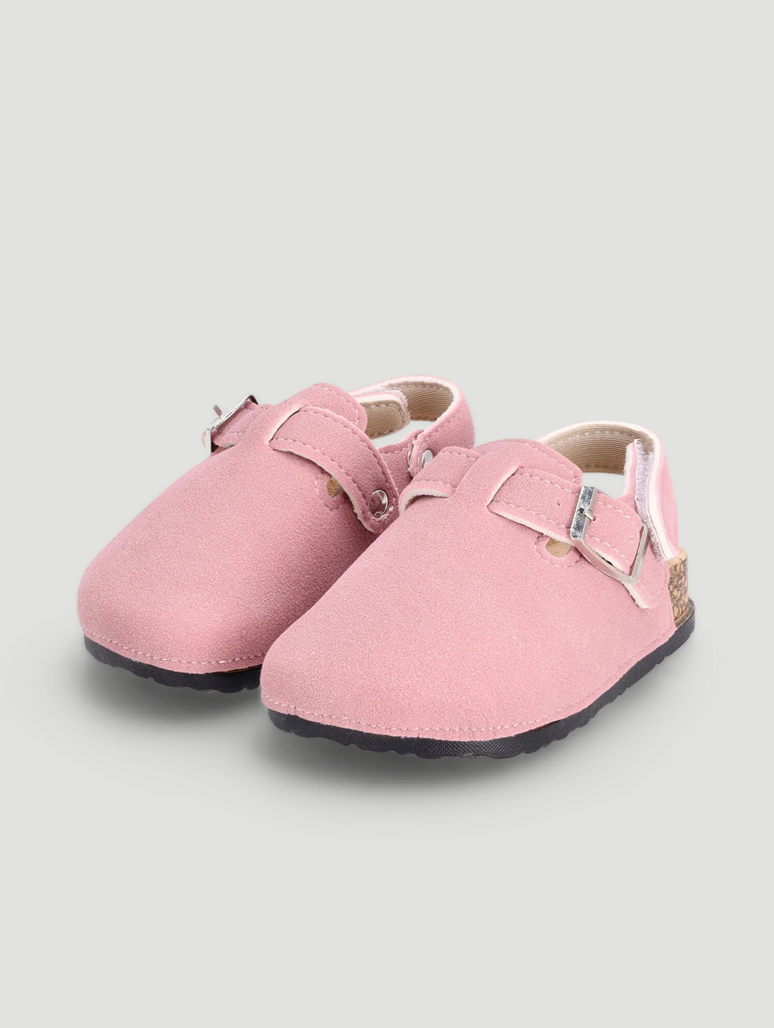 Baby Girls Slingback Closed Toe Sandal - Blush - Image 3
