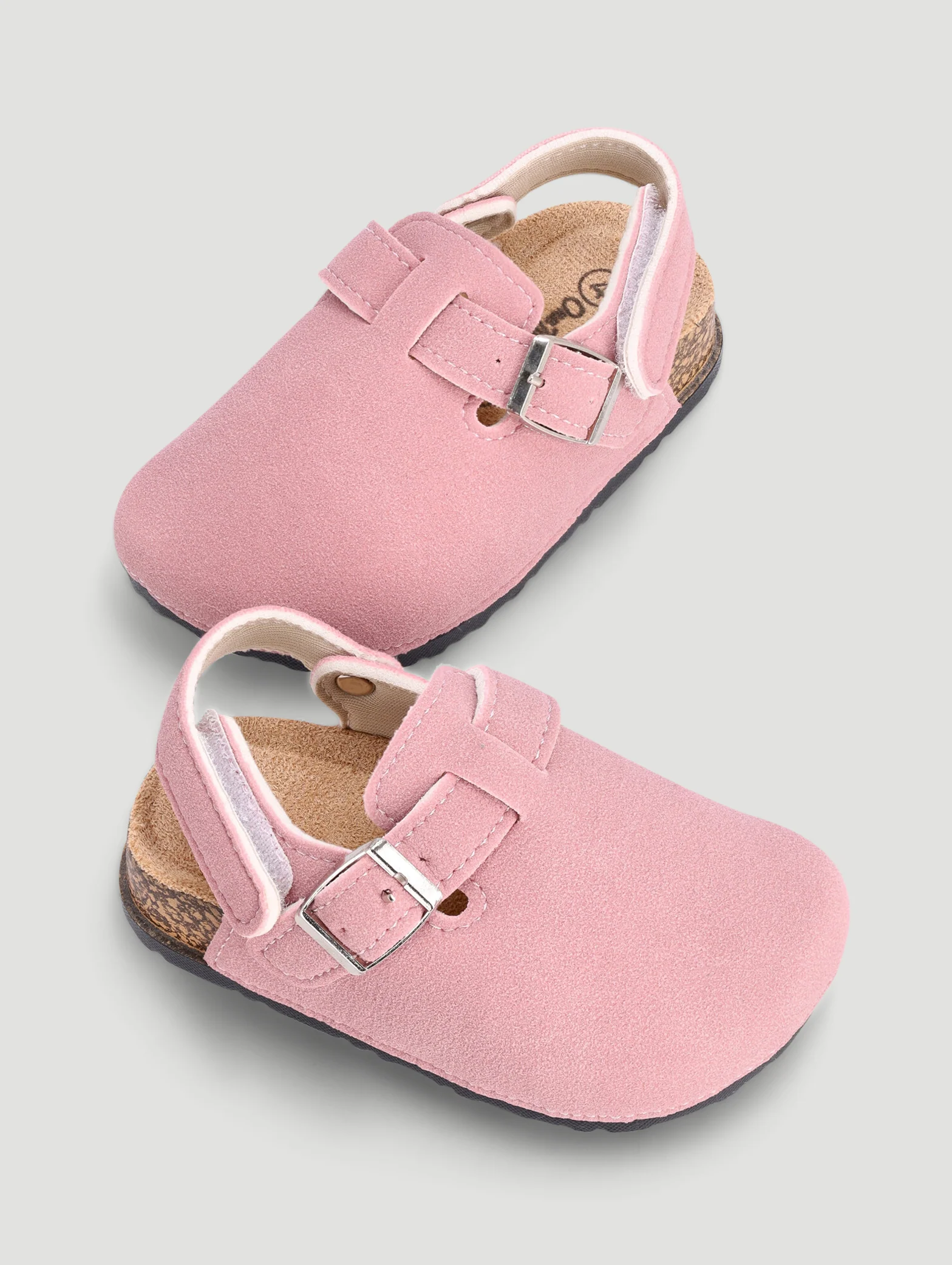Baby Girls Slingback Closed Toe Sandal - Blush - Image 5