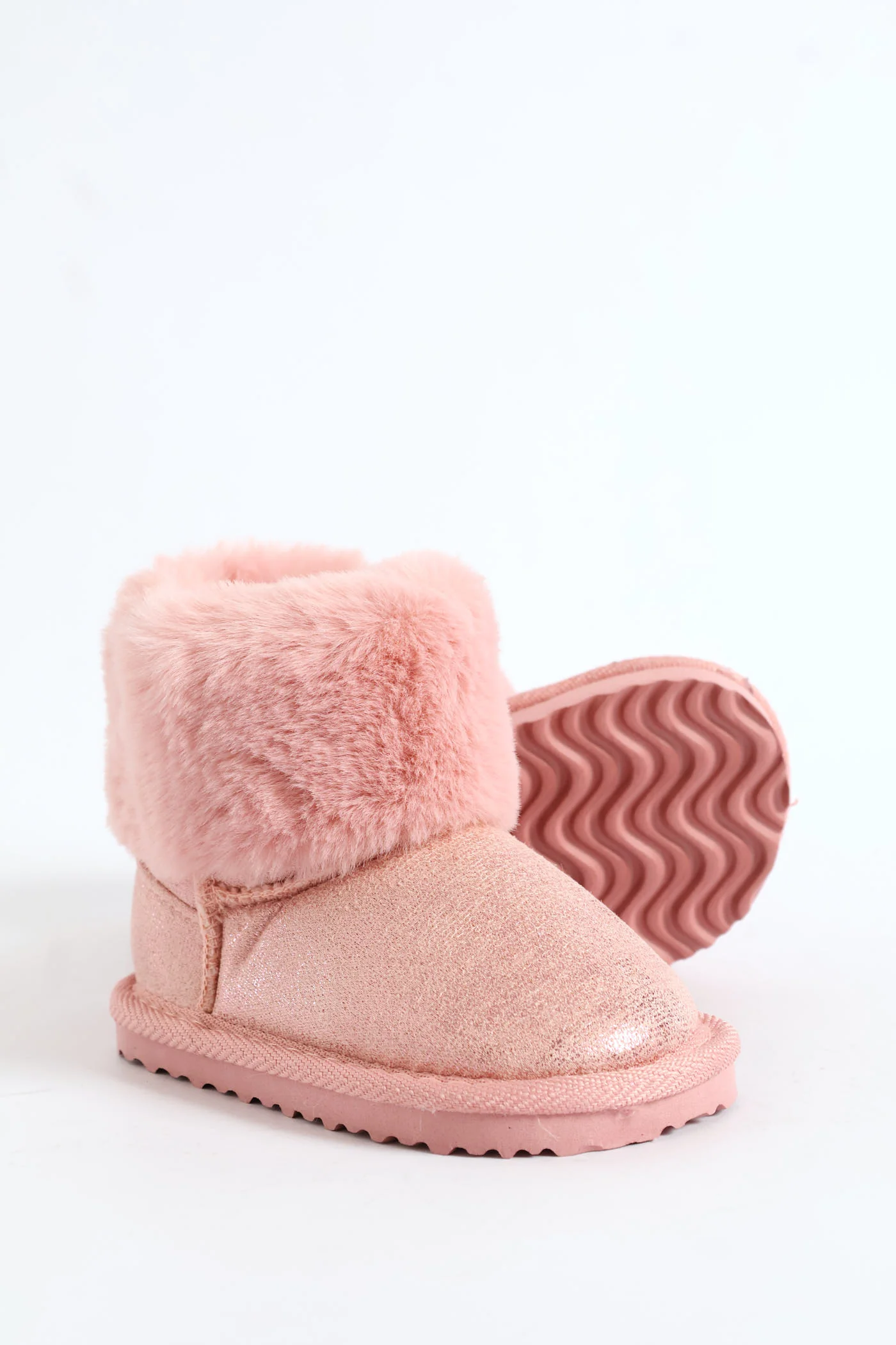 Baby Girls Snowboot Slipper - Pink - Image 4