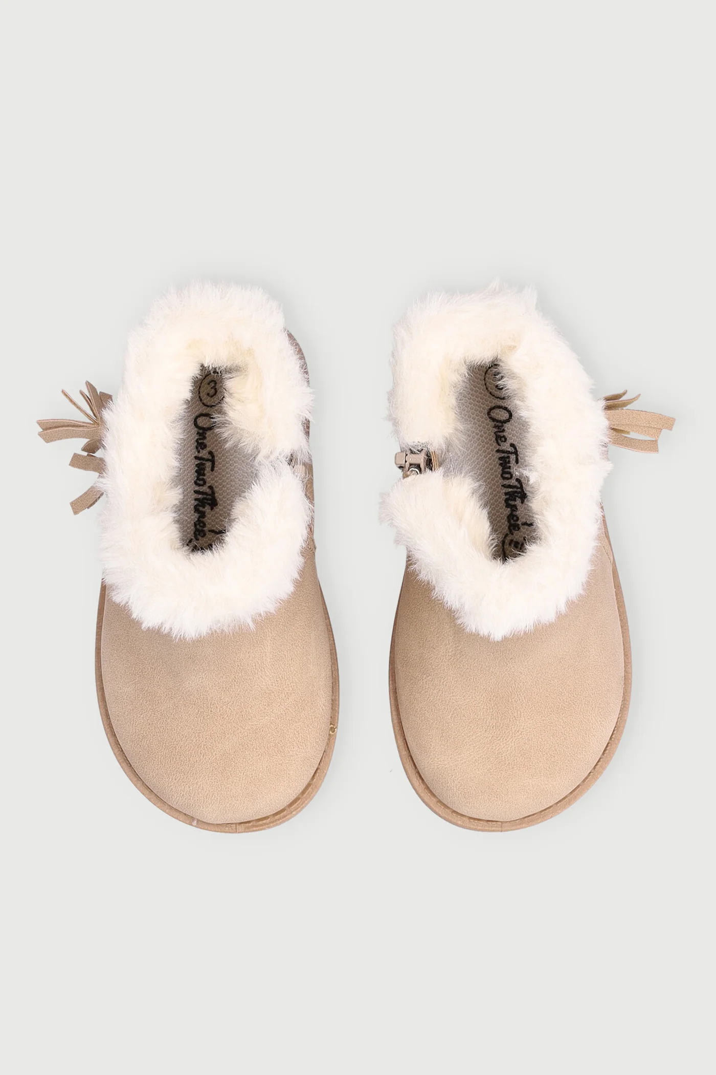 Baby Girls Tassel Boot - Stone - Image 2