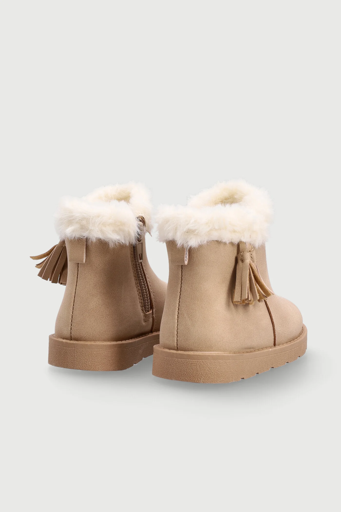 Baby Girls Tassel Boot - Stone - Image 3