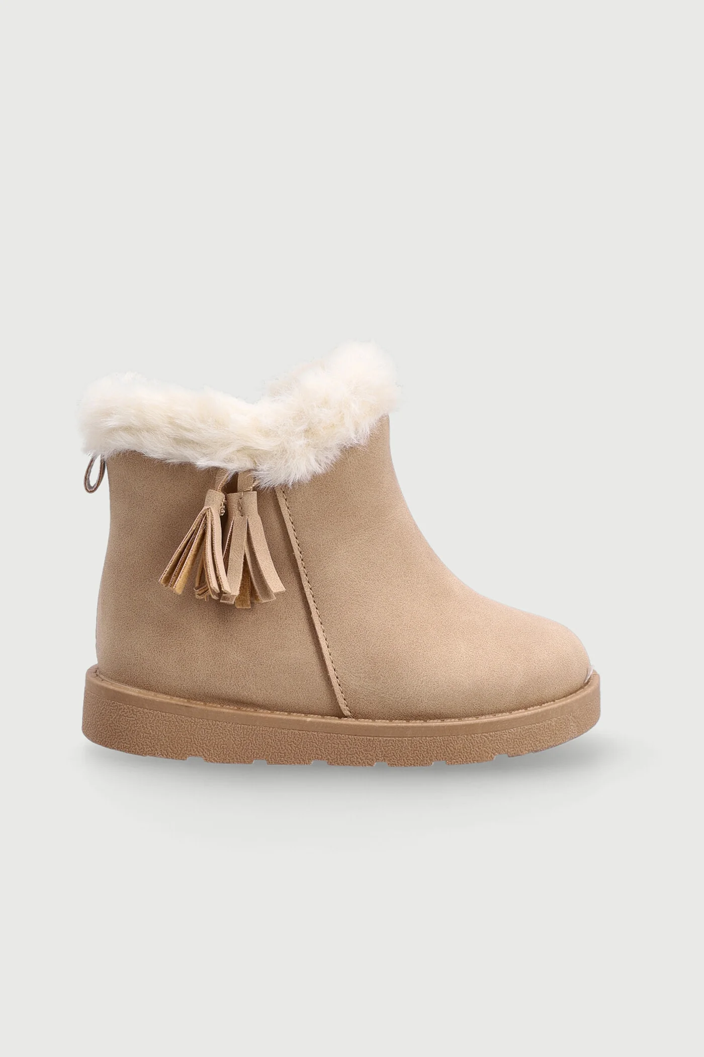 Baby Girls Tassel Boot - Stone - Image 5