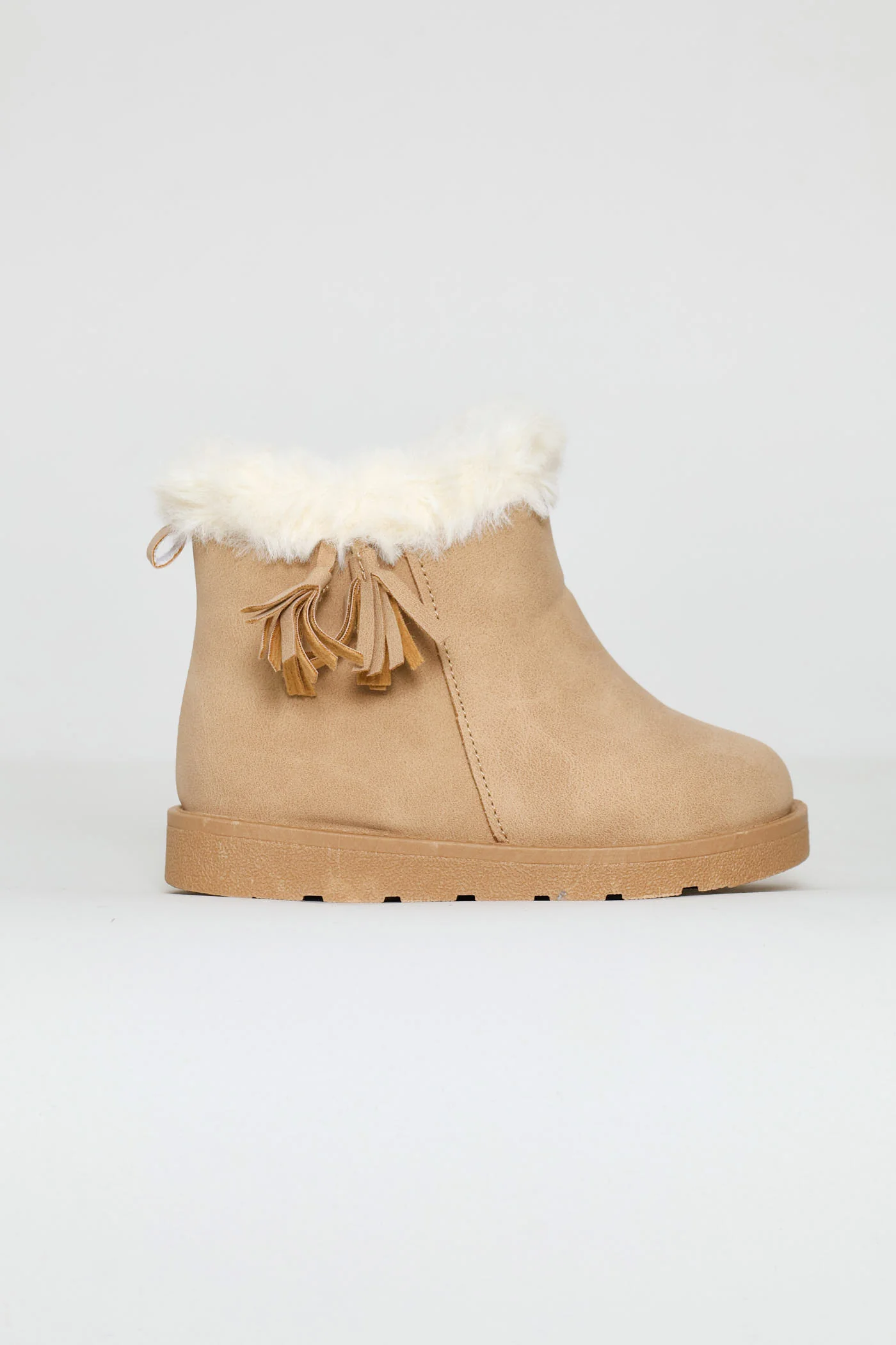 Baby Girls Tassel Boot - Stone - Image 8