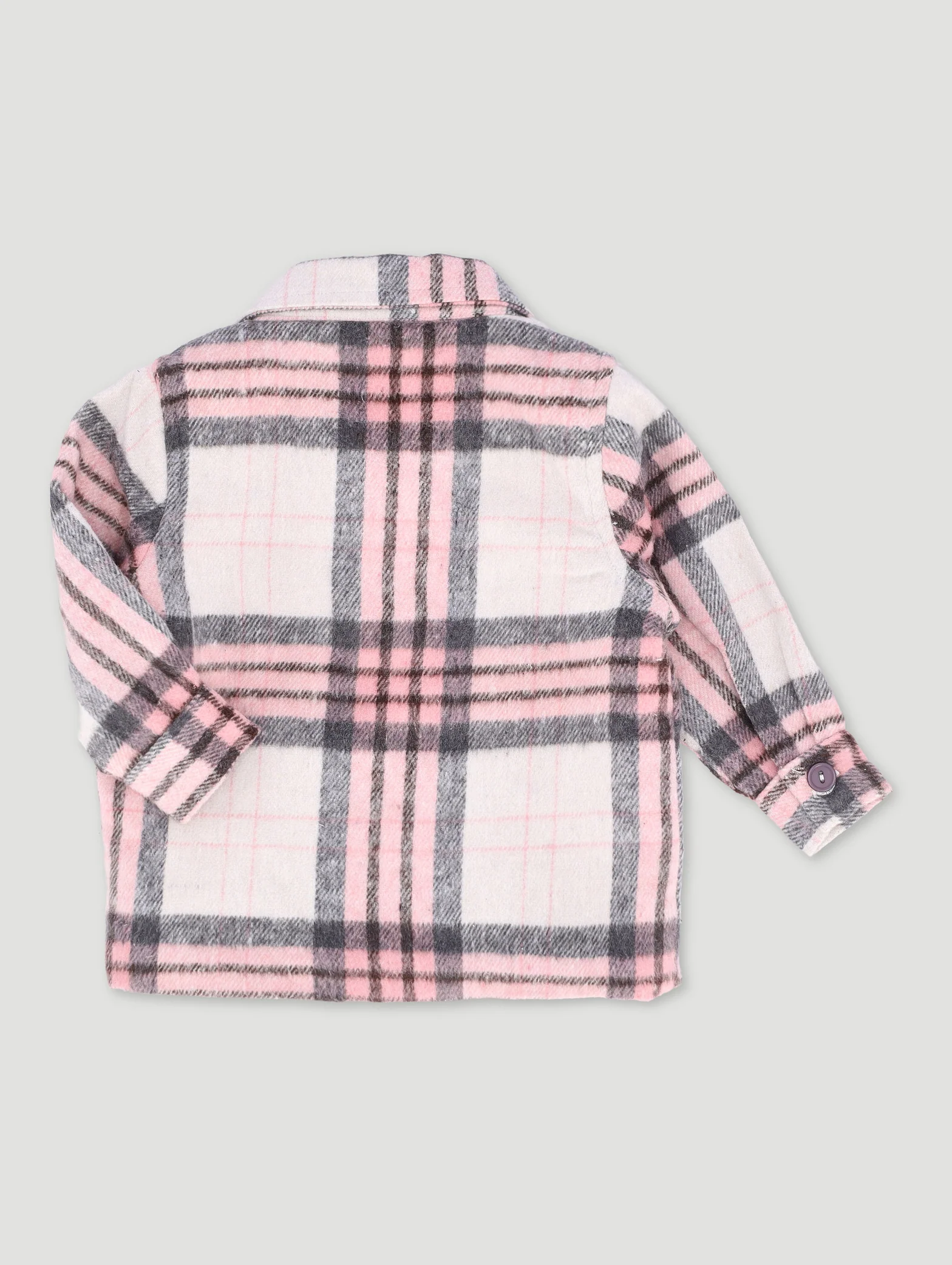 Baby Girls Tweed Shacket - Multi - Image 2