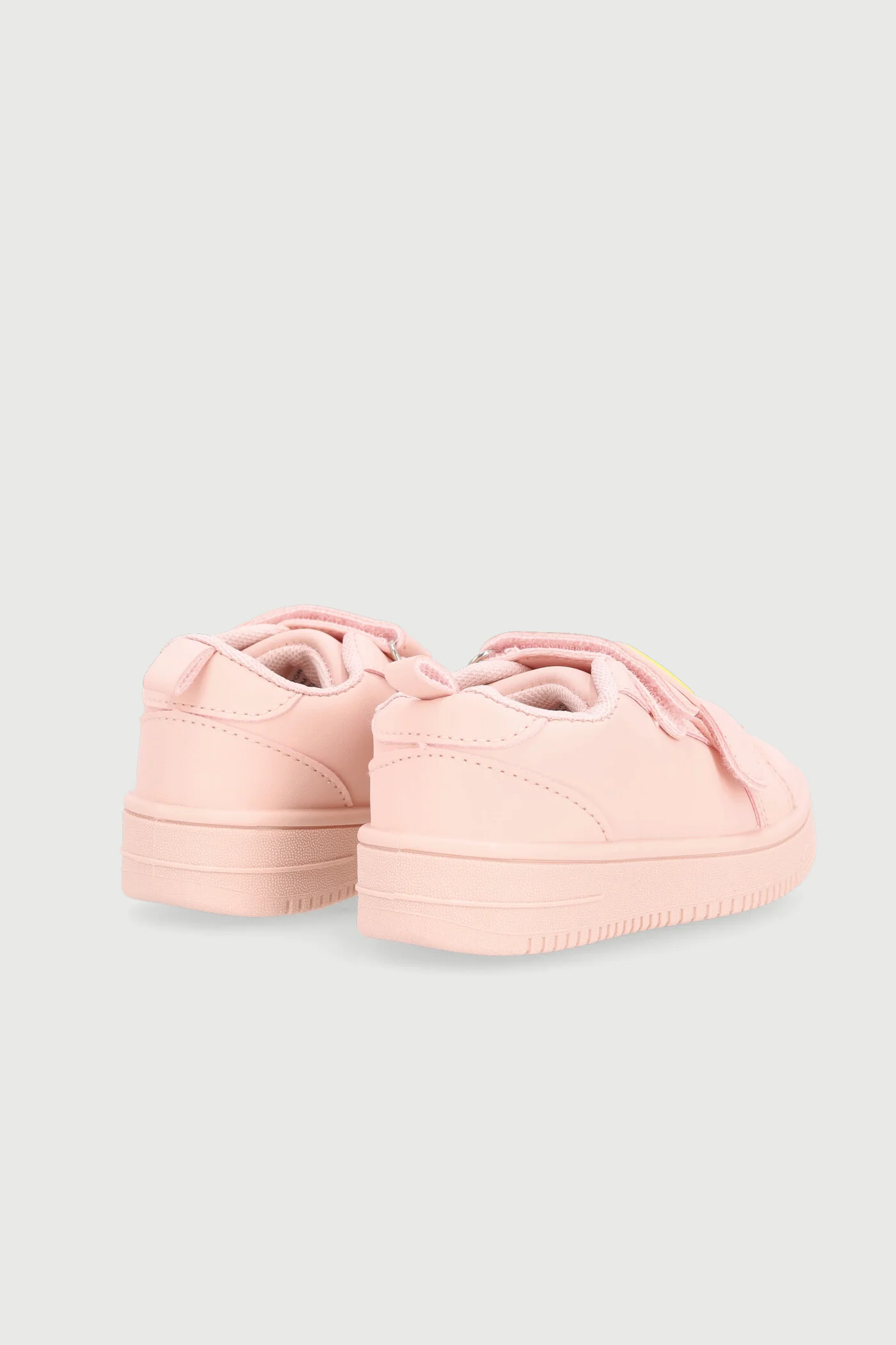 Baby Girls Velcro Sneaker - Peach - Image 4