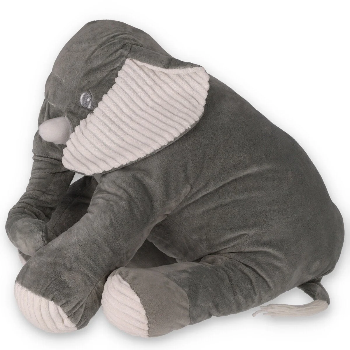 Large Baby Soft Toy Ellie Elephant - Grey - Image 2
