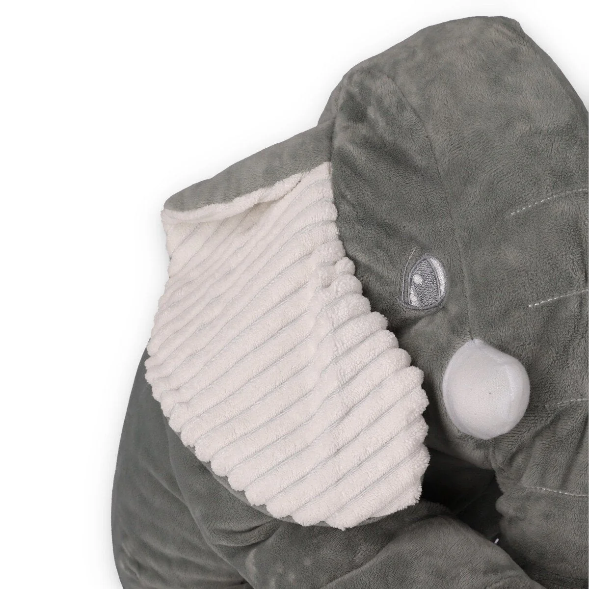 Large Baby Soft Toy Ellie Elephant - Grey - Image 3