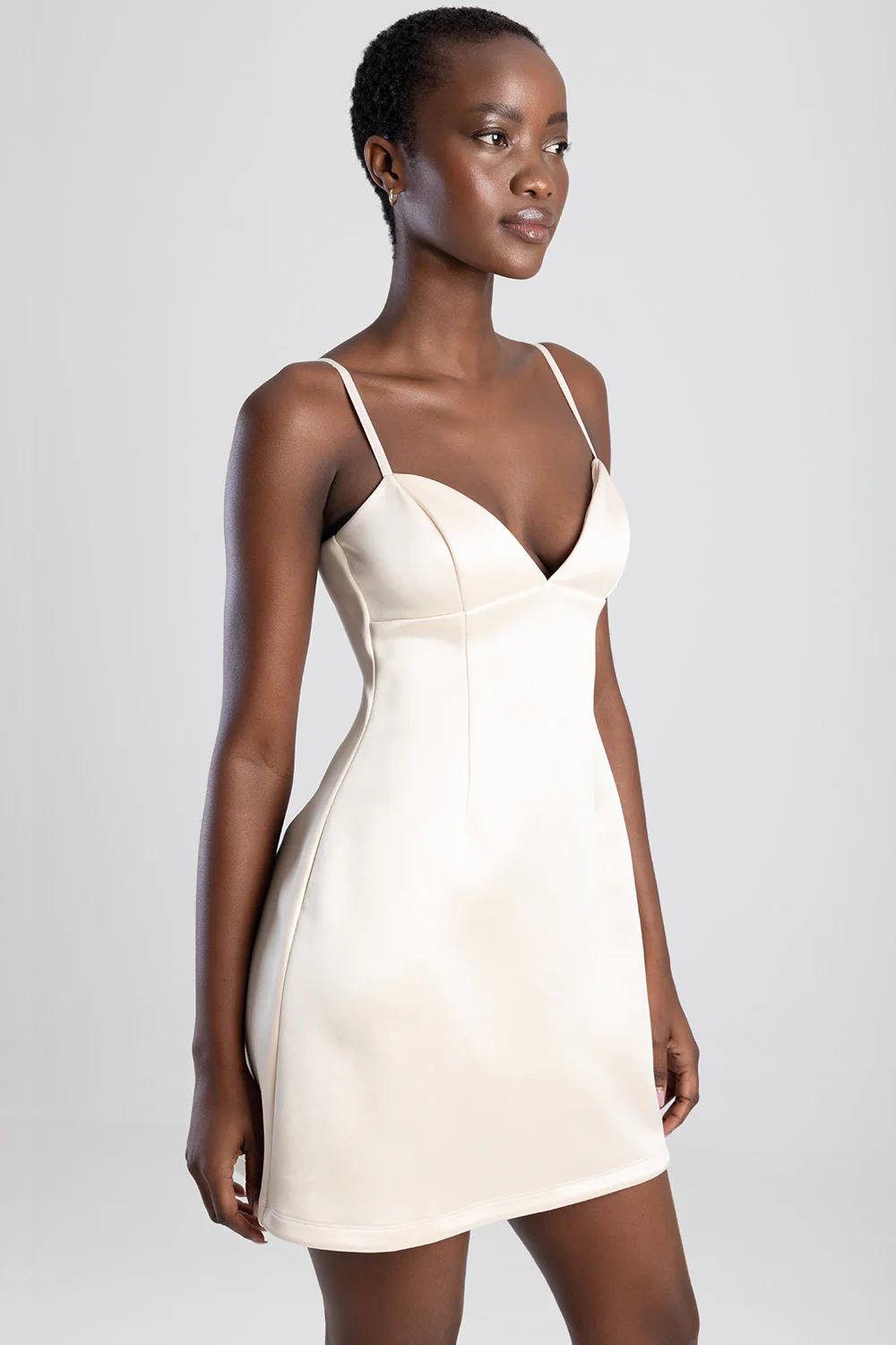 Babydoll Dress - Off White - Image 3