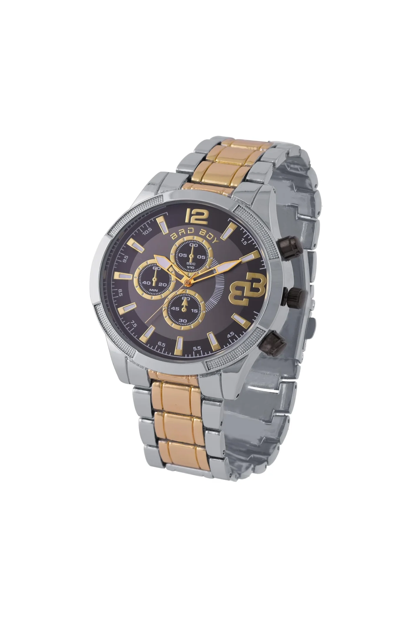 Bad Boy Lite Metal Watch - Silver & Gold - Image 3