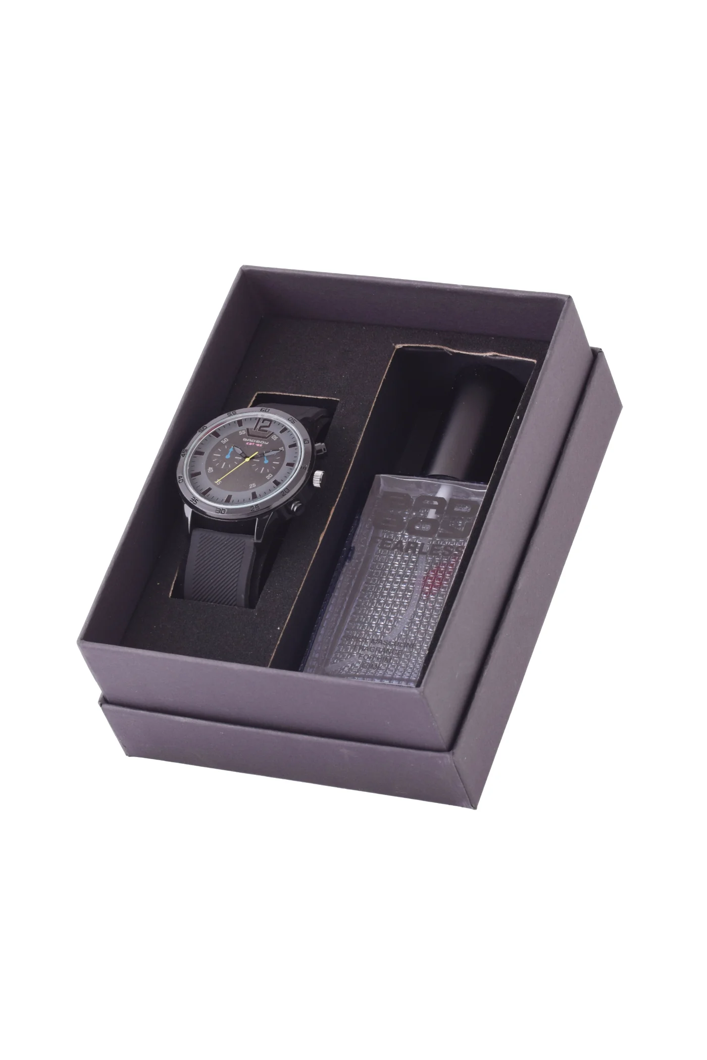 Watch & Fragrance Set - Black - Image 2