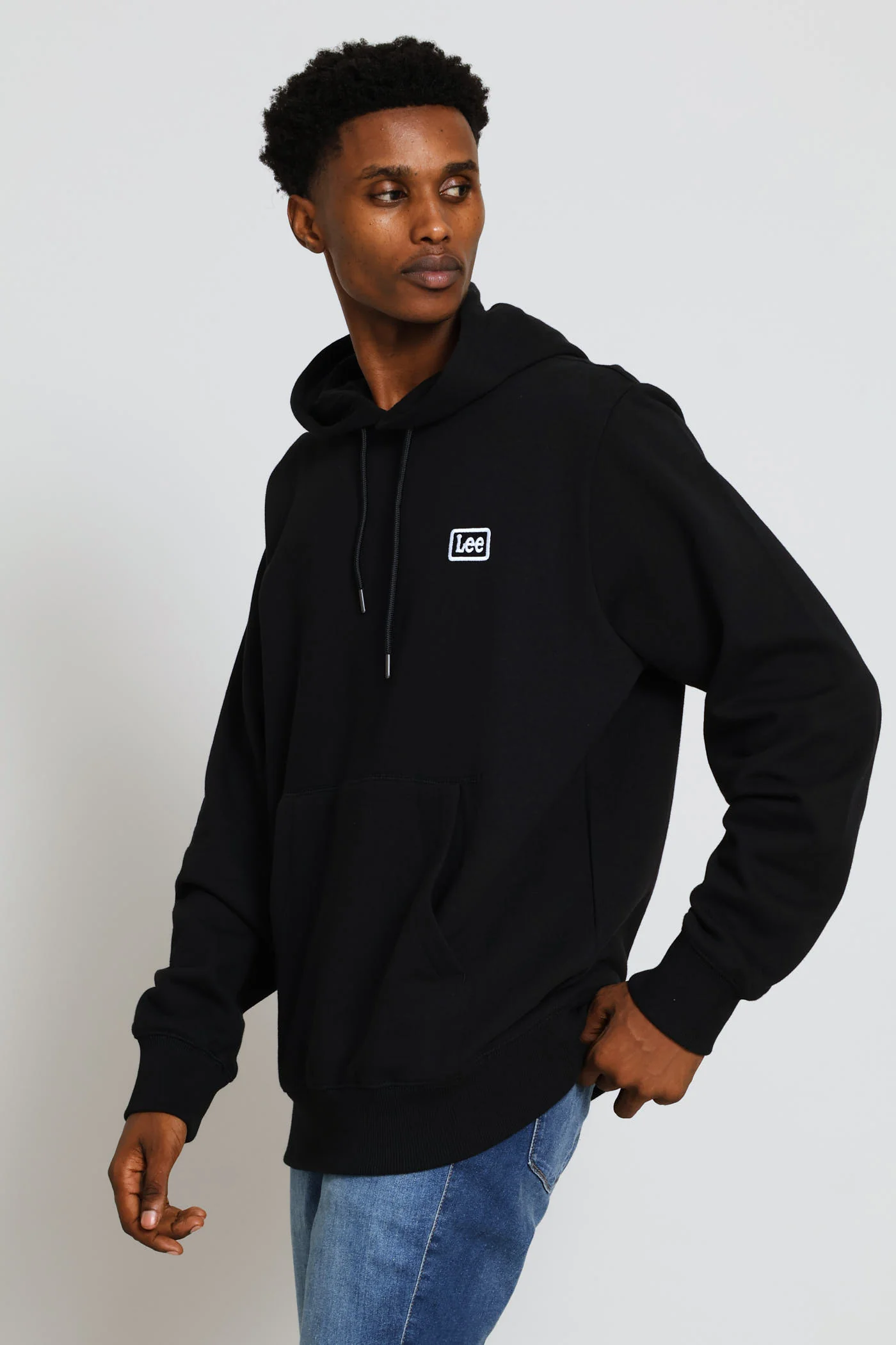 Badge Hoodie - Black - Image 6