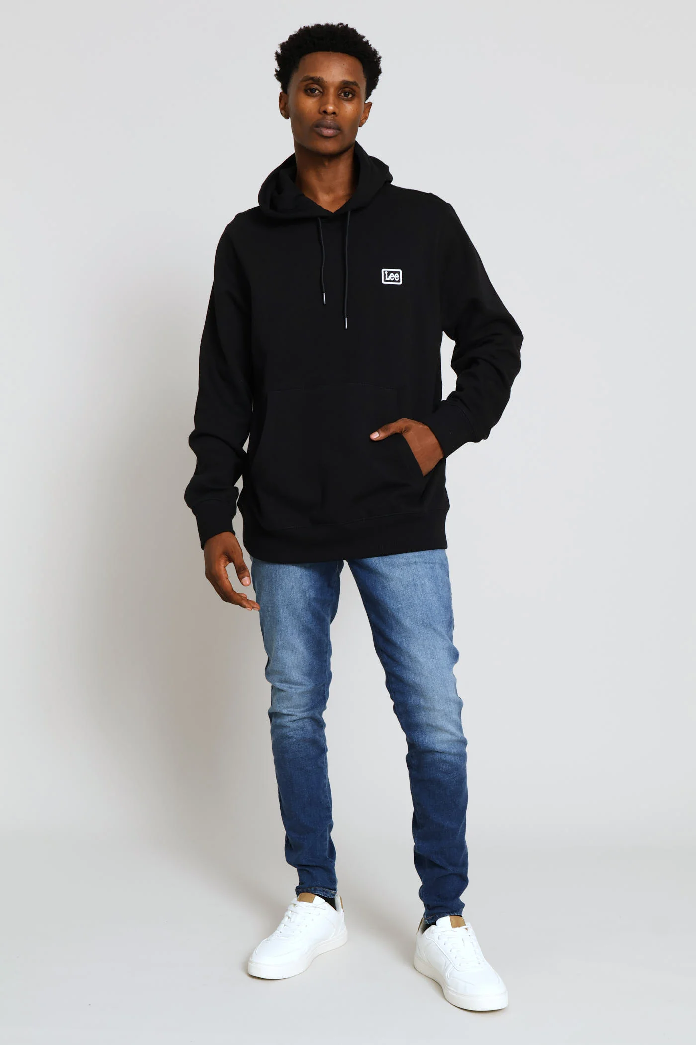 Badge Hoodie - Black - Image 8