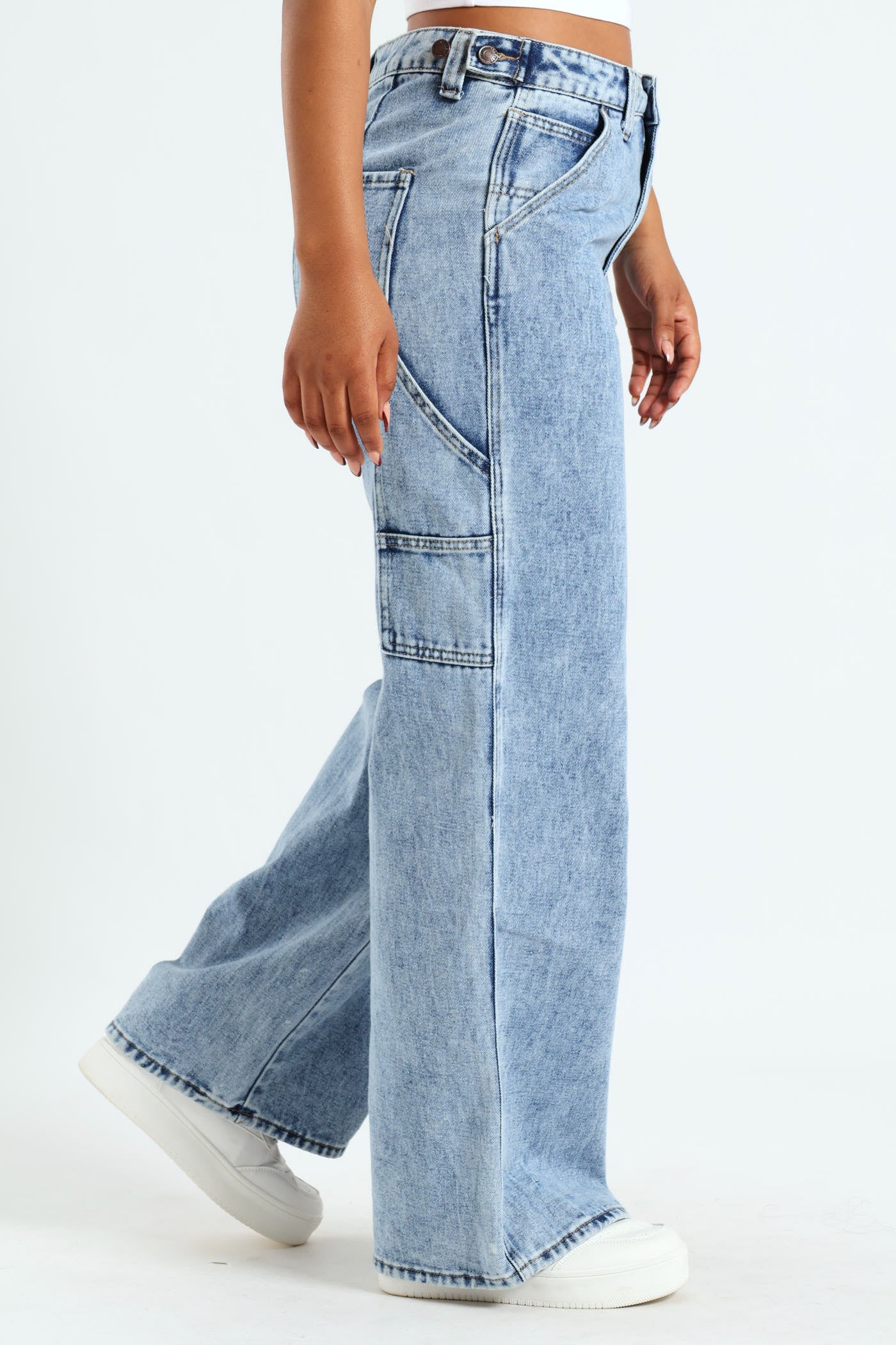 Baggy Carpenter Jean - Salty Mid Wash - Image 3