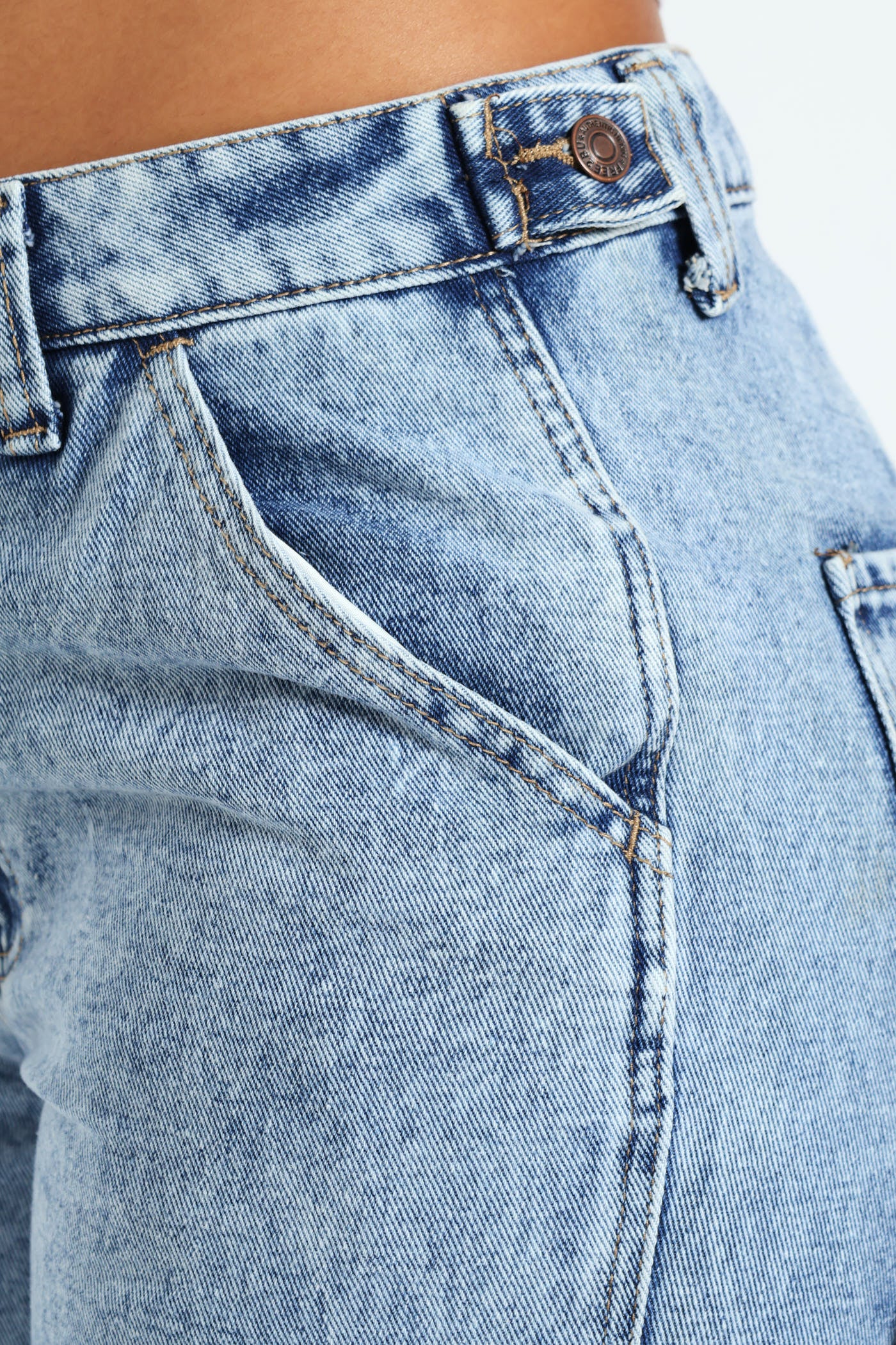Baggy Carpenter Jean - Salty Mid Wash - Image 5