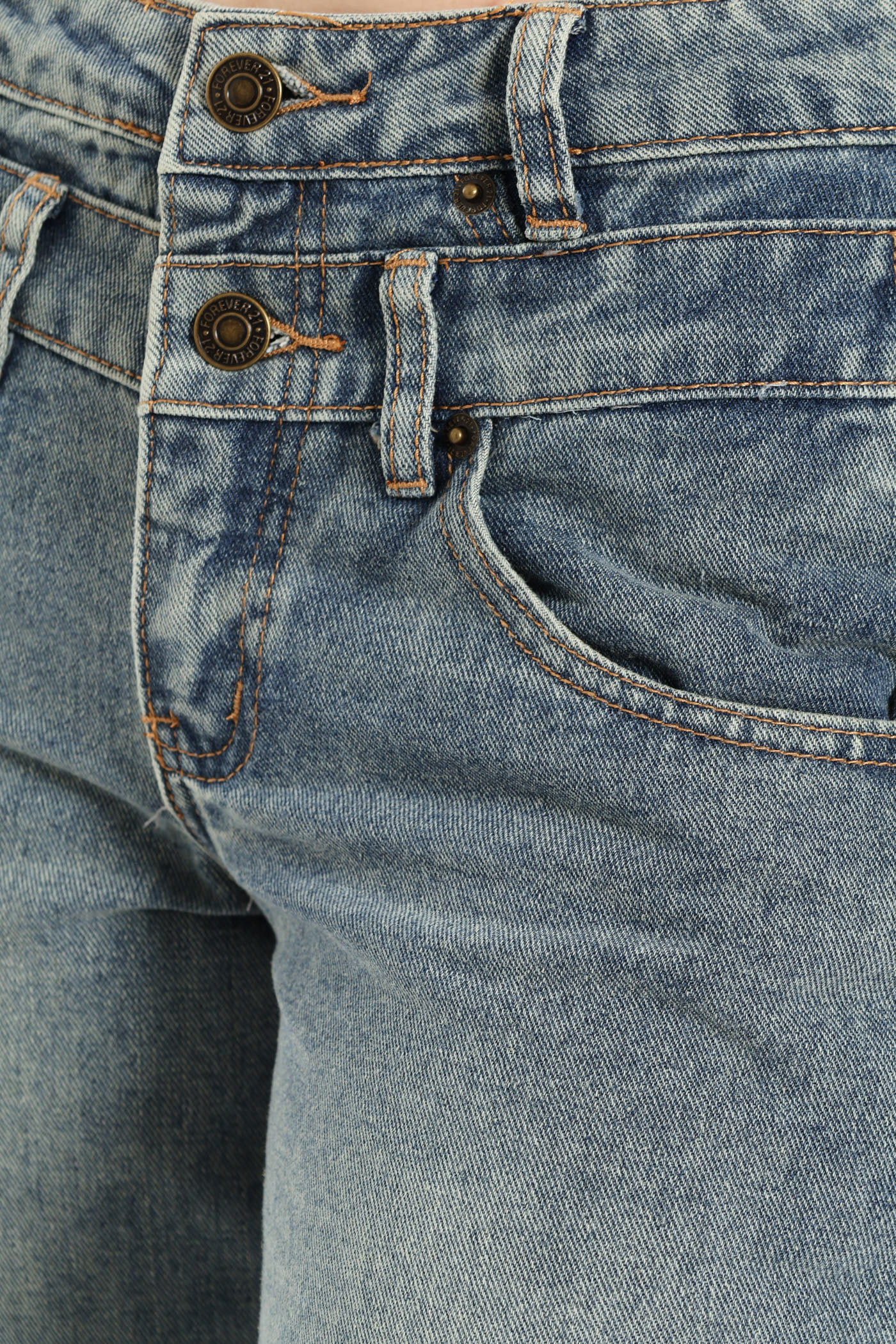 Baggy Denim Jean - Mid Blue - Image 5