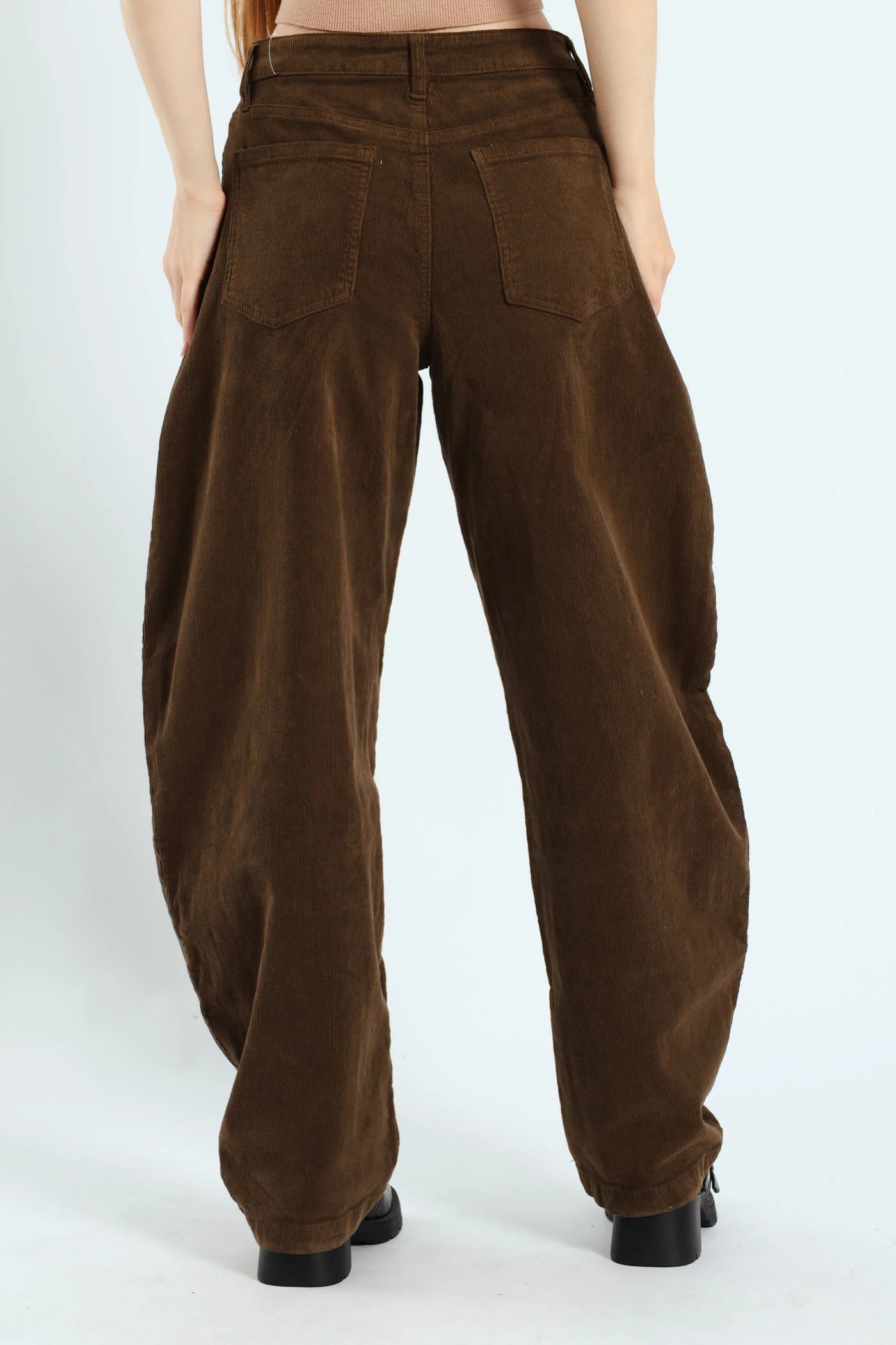 Baggy Denim Pant - Khaki - Image 5