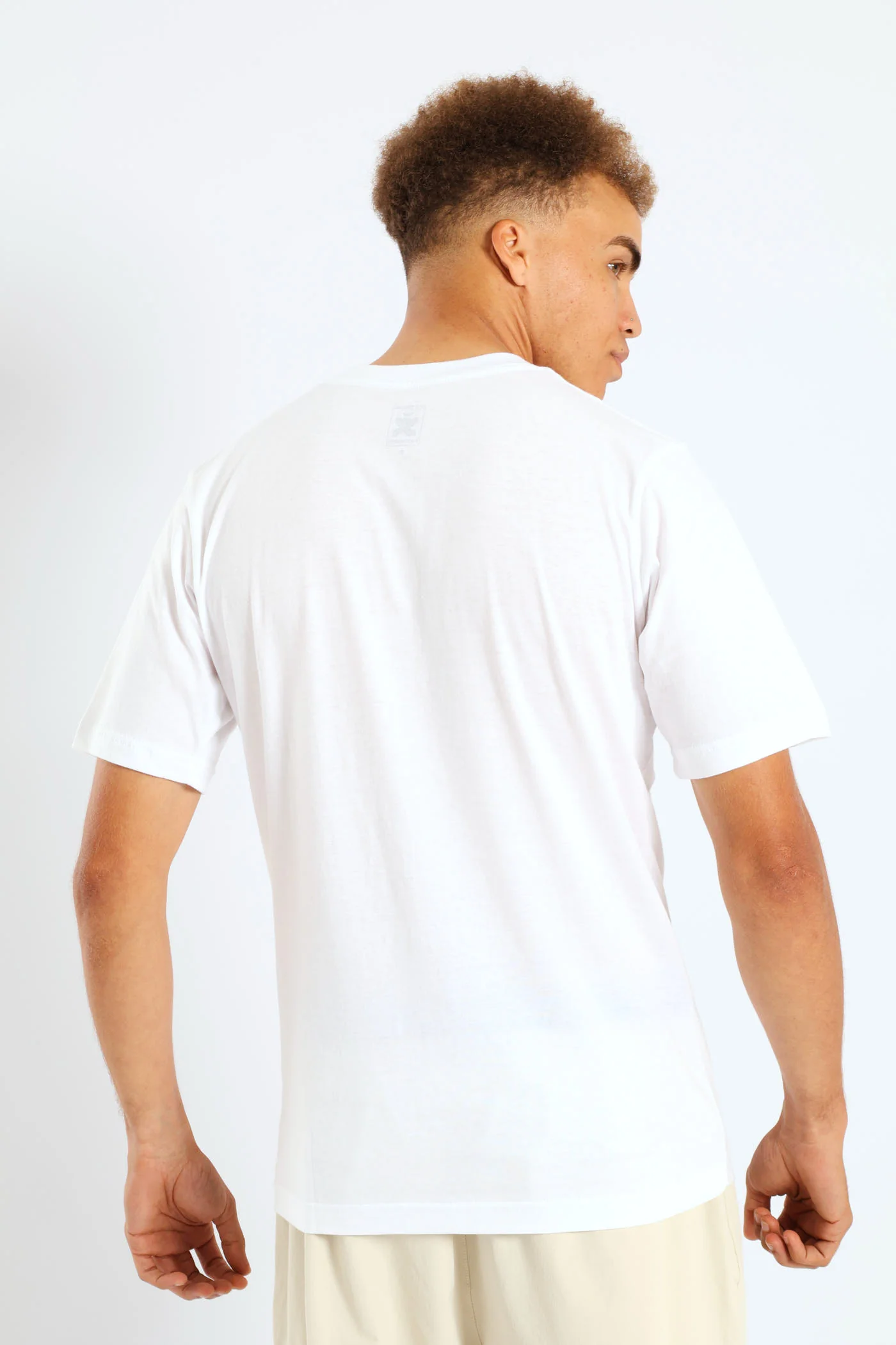 Balaclava Print Tee - White - Image 3