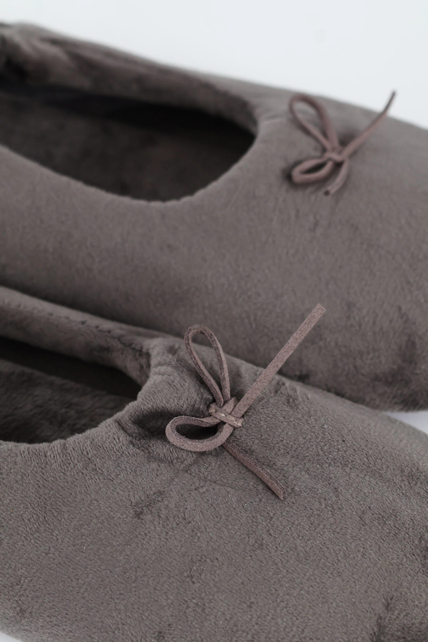 Ballerina Slipper Sock - Charcoal - Image 2
