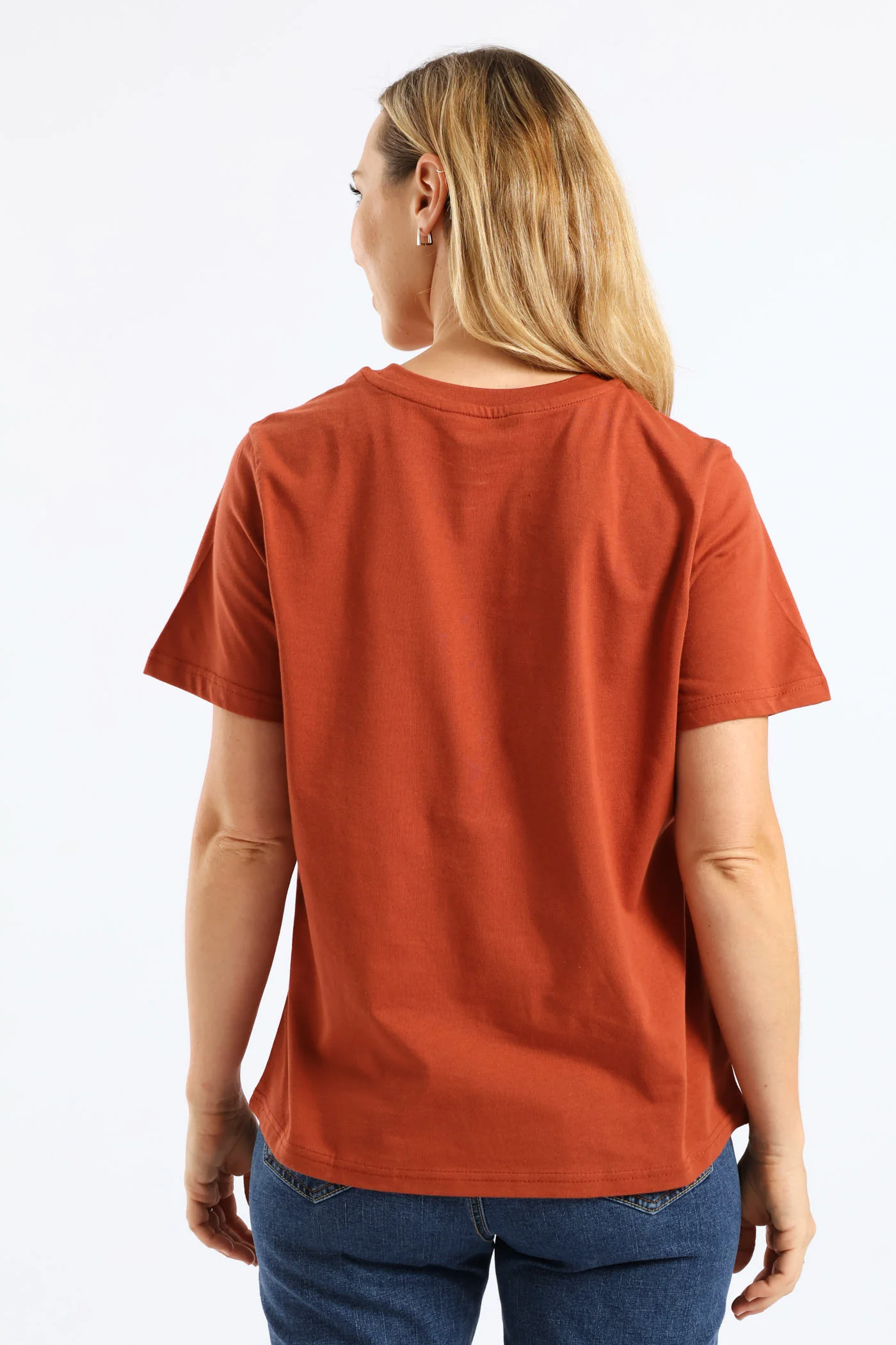 Ballet Shoes Boxy Tee - Crimson - Image 4
