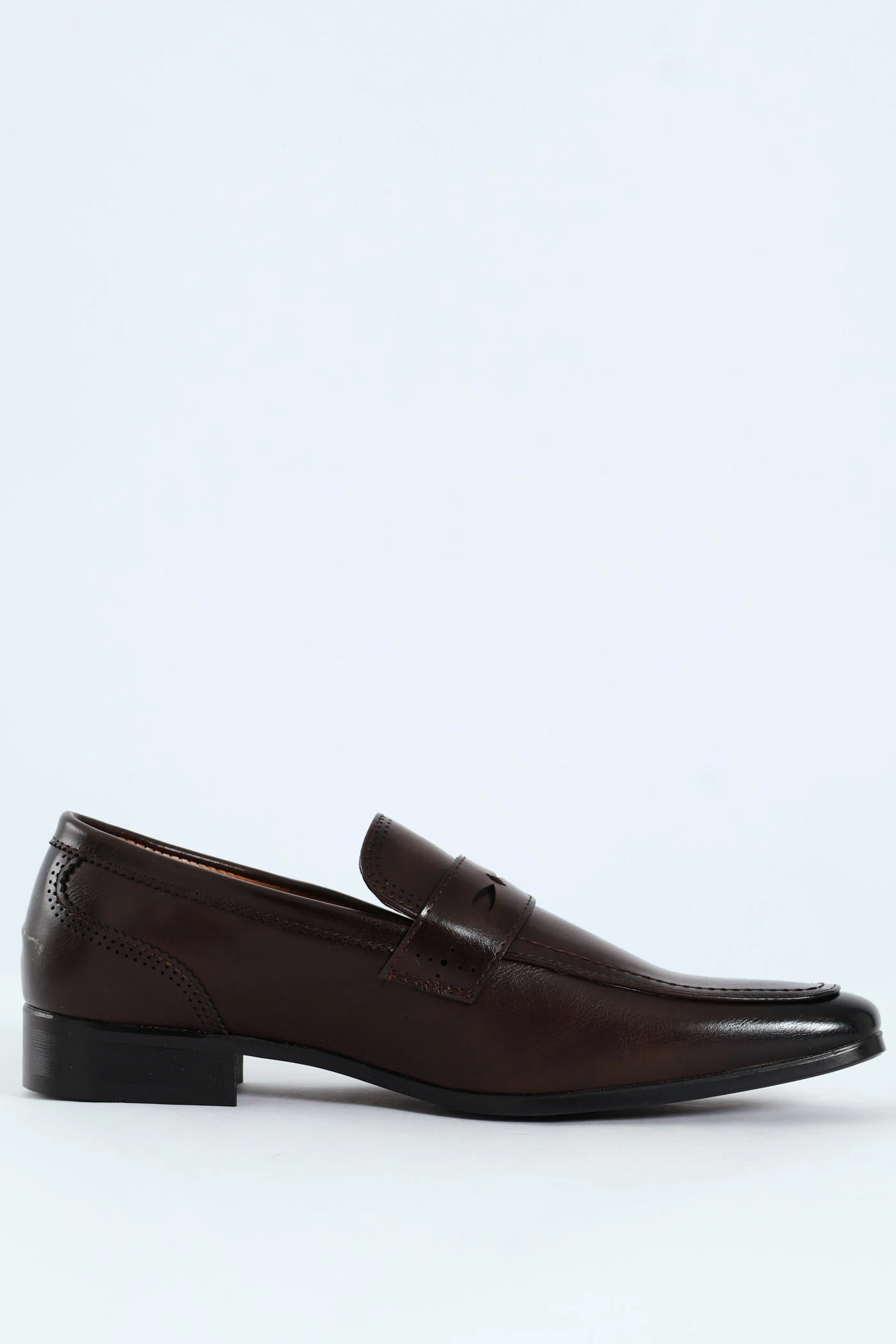 Banded Slip On Smart Shoe - Brown - Image 4