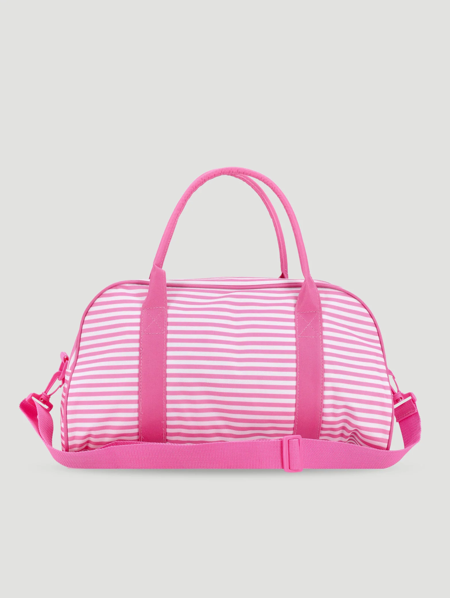 Barbie Candy Stripe Holdall Bag - Pink - Image 3
