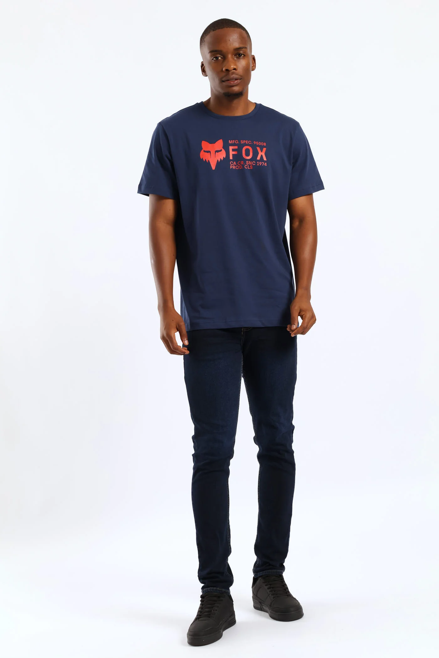 Barge Tee - Navy - Image 3