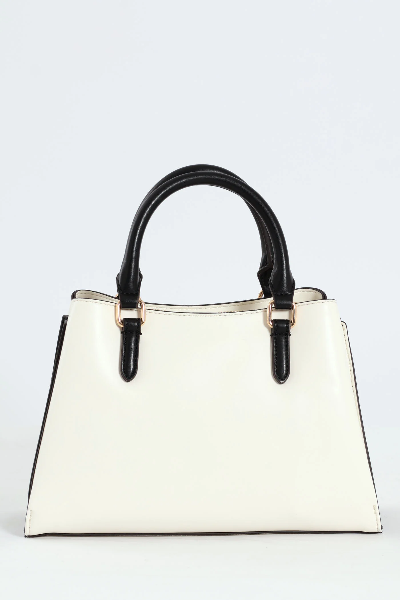 Barger Satchel Bag - Cream - Image 3
