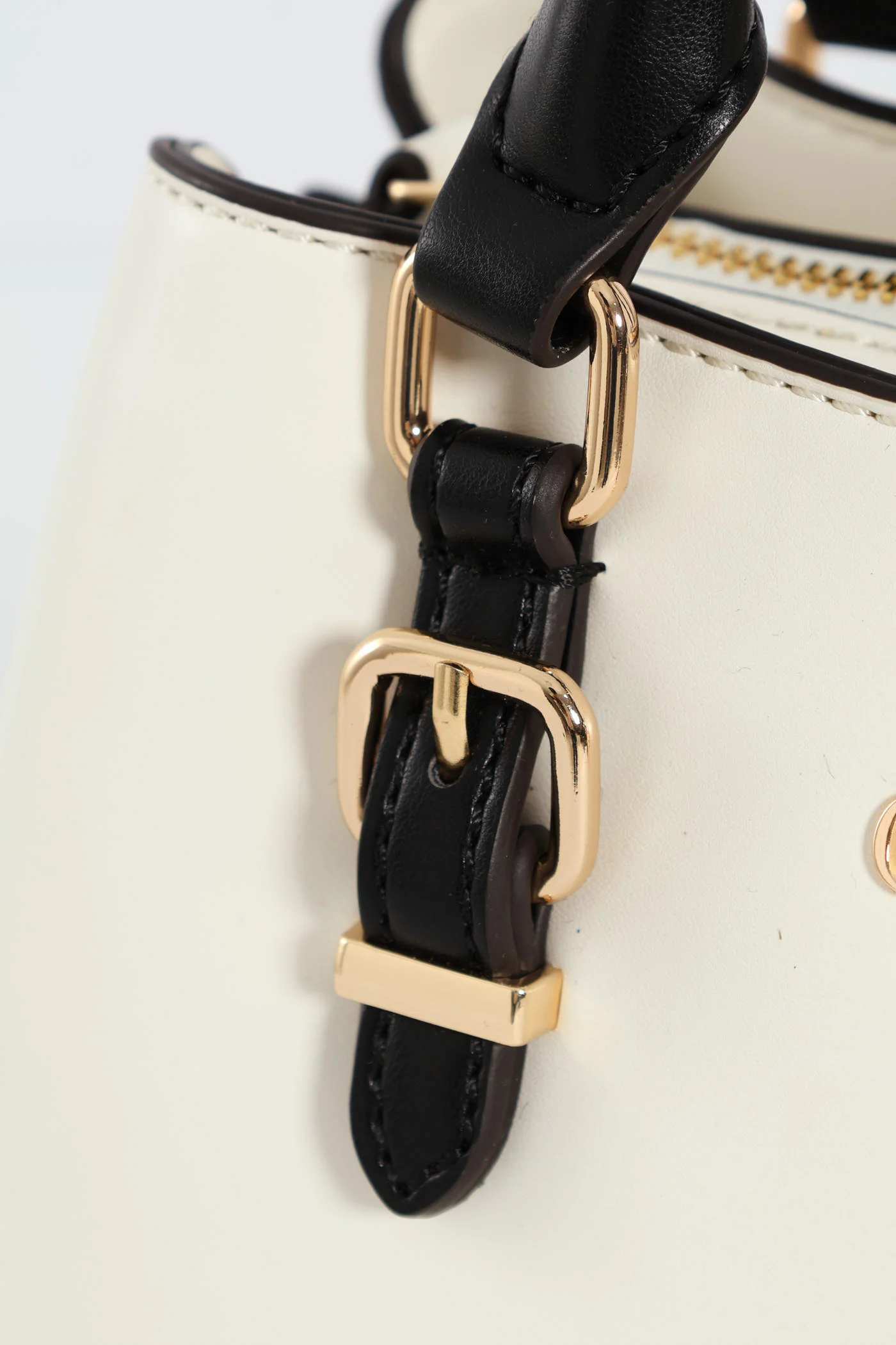 Barger Satchel Bag - Cream - Image 4