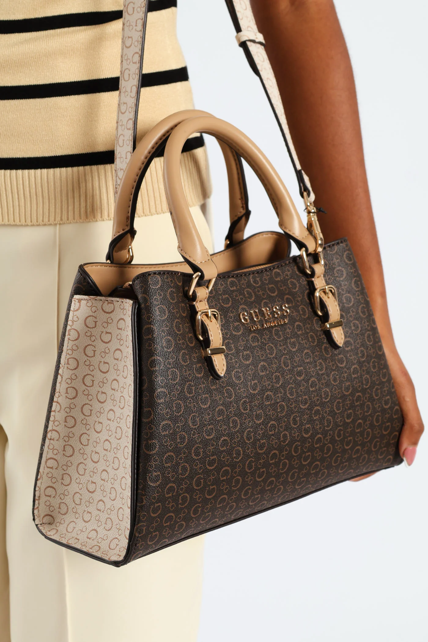 Barger Satchel Bag - Natural - Image 2