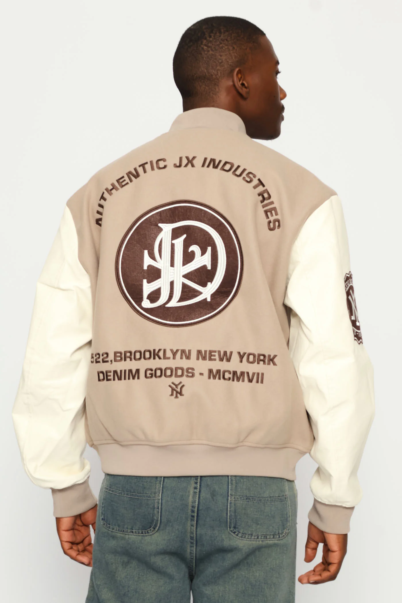 Baseball Jacket - Stone - Image 6