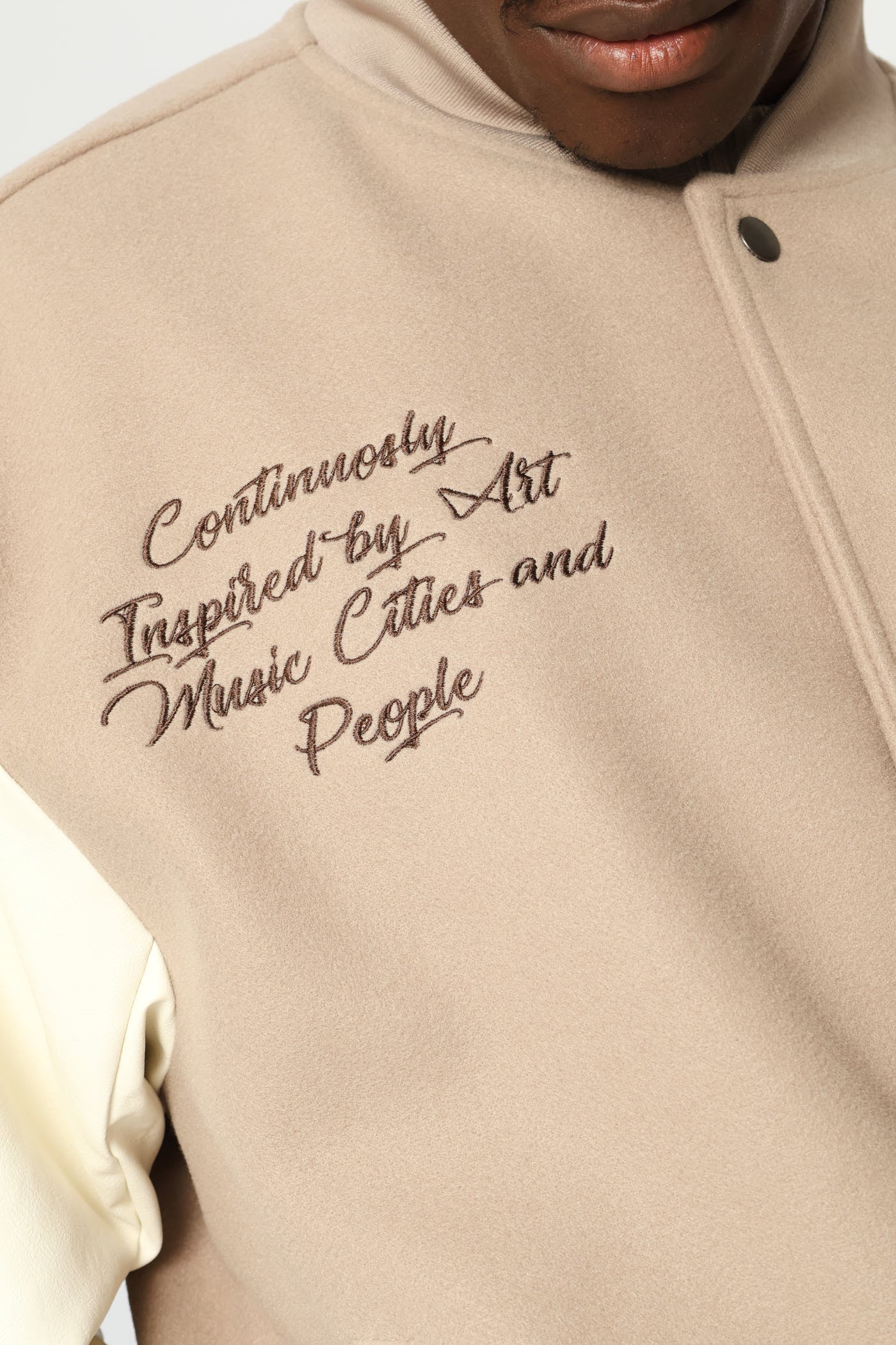 Baseball Jacket - Stone - Image 8