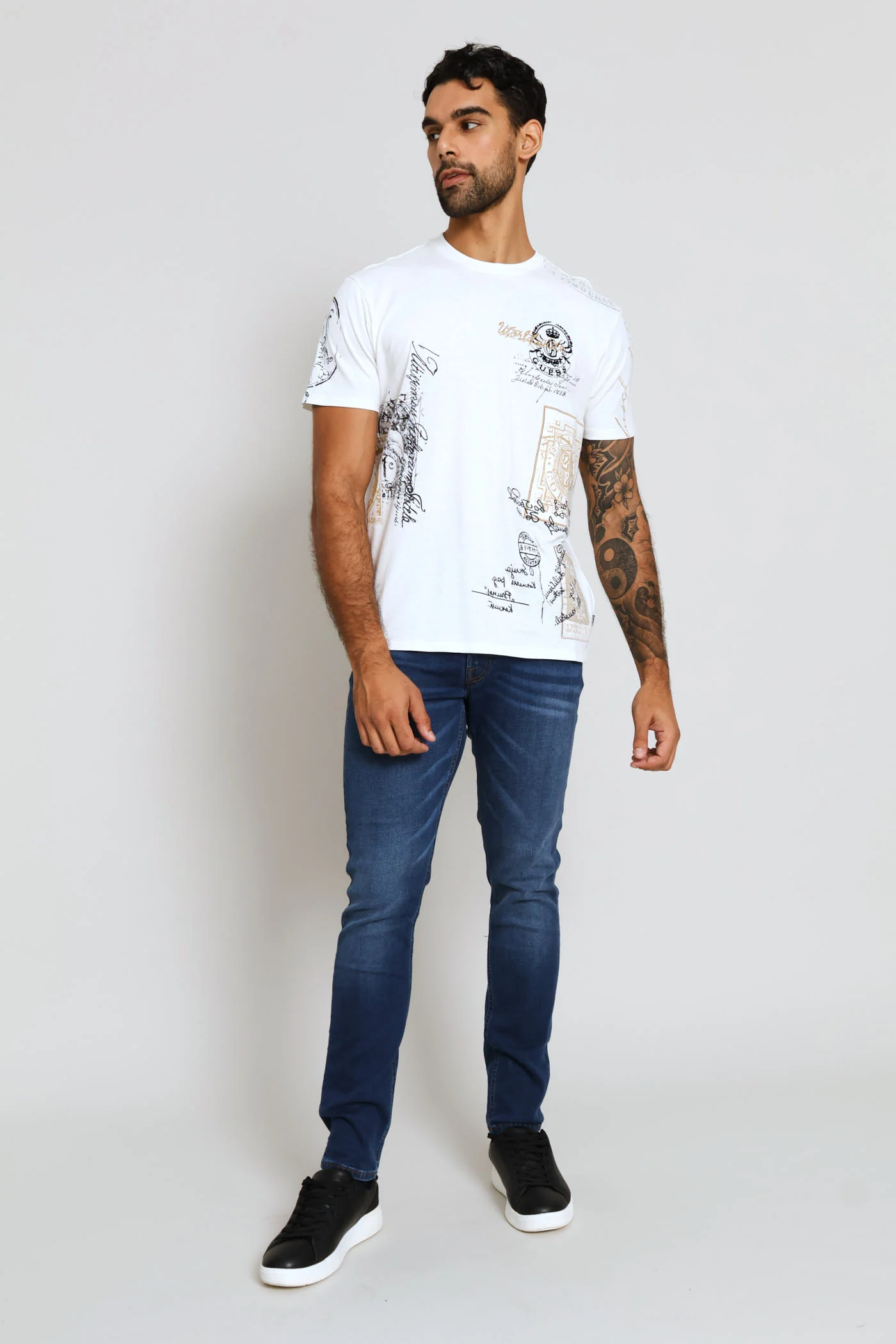 Basic 1981 Postage Tee - White - Image 6