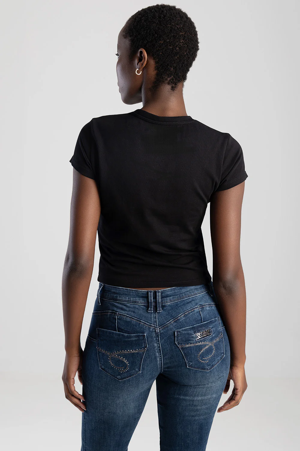 Basic Baby Tee - Black - Image 6