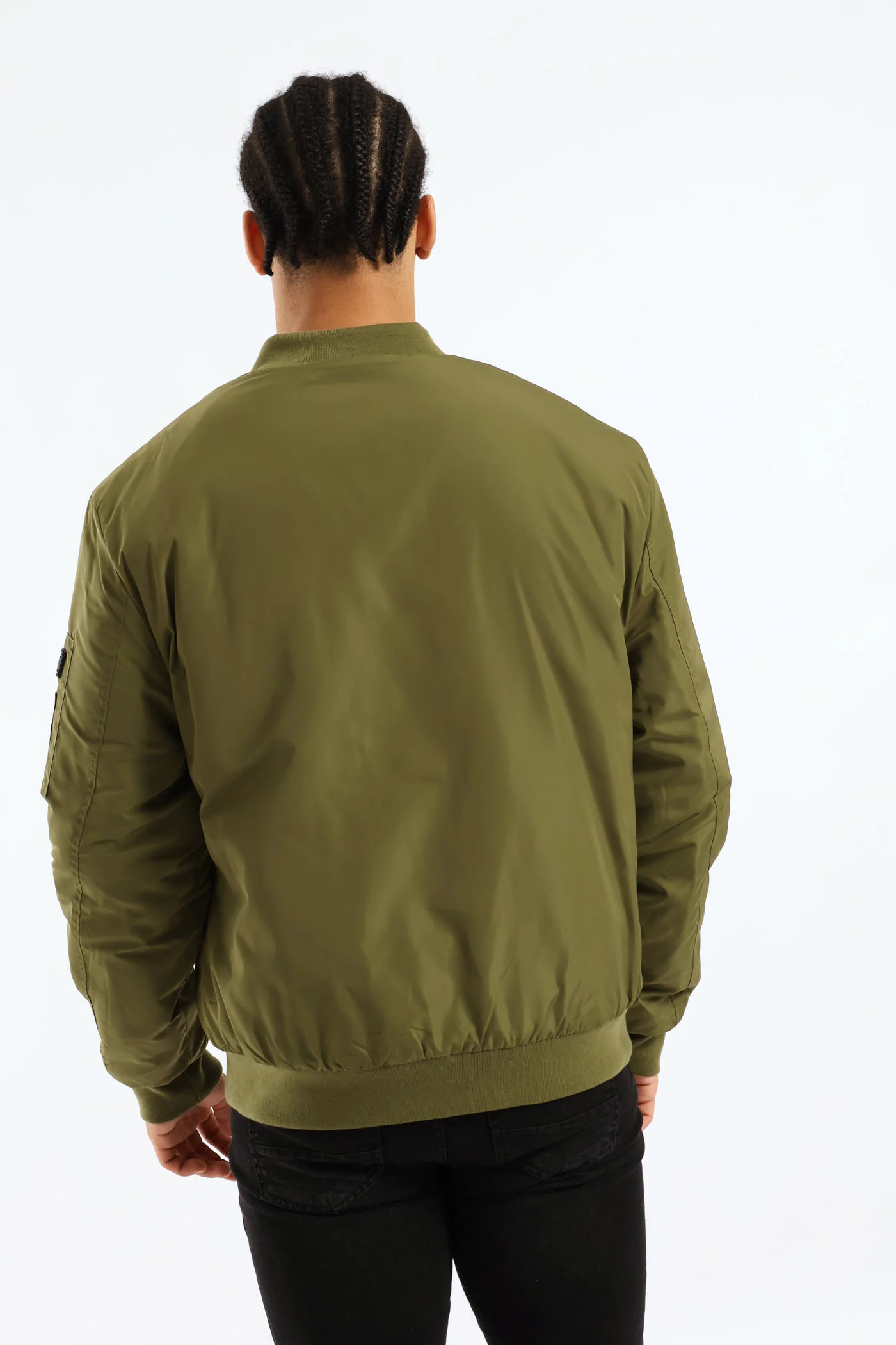 Basic Bomber Jacket - Dark Fatigue - Image 5