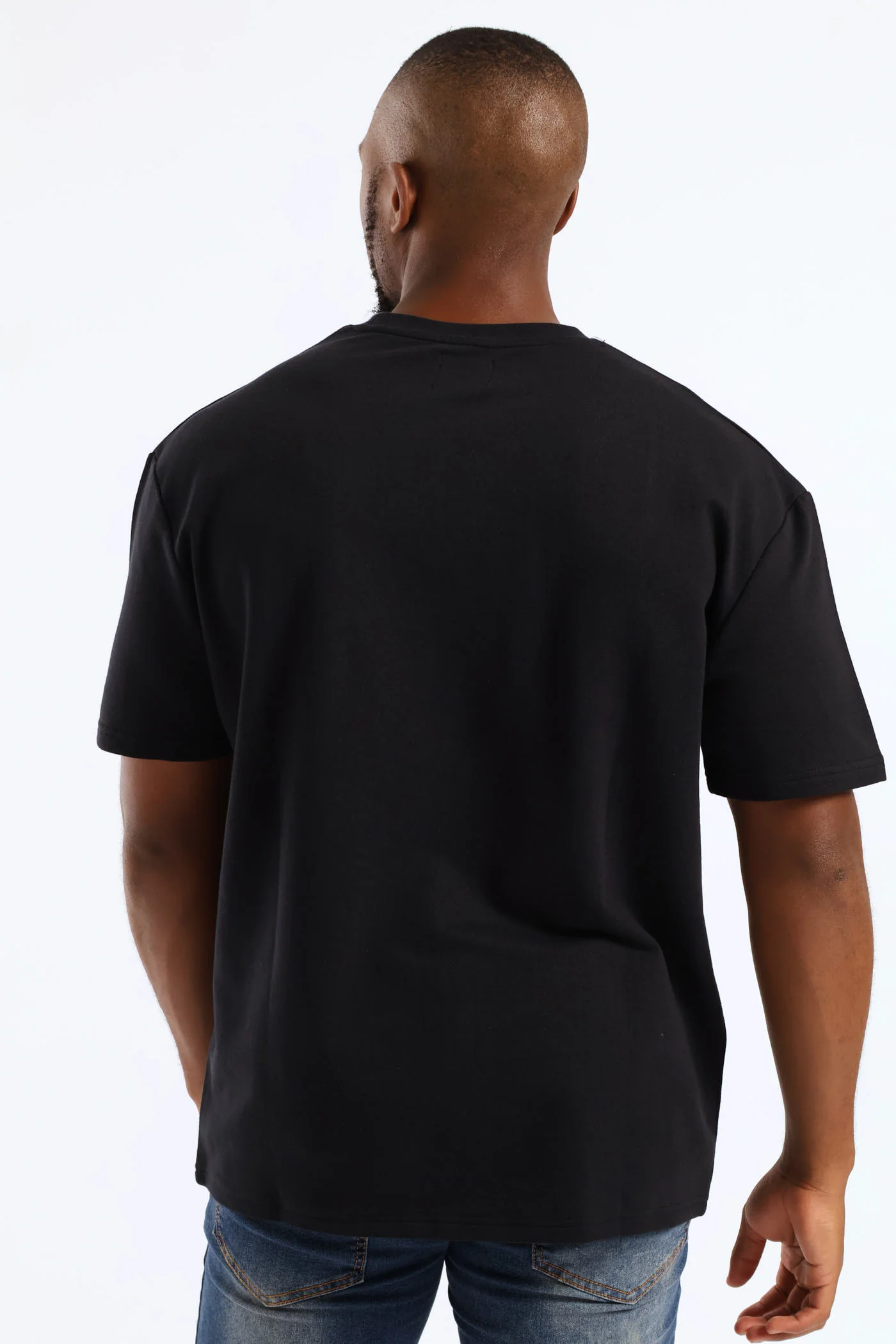 Basic Boxy Tee - Black - Image 3