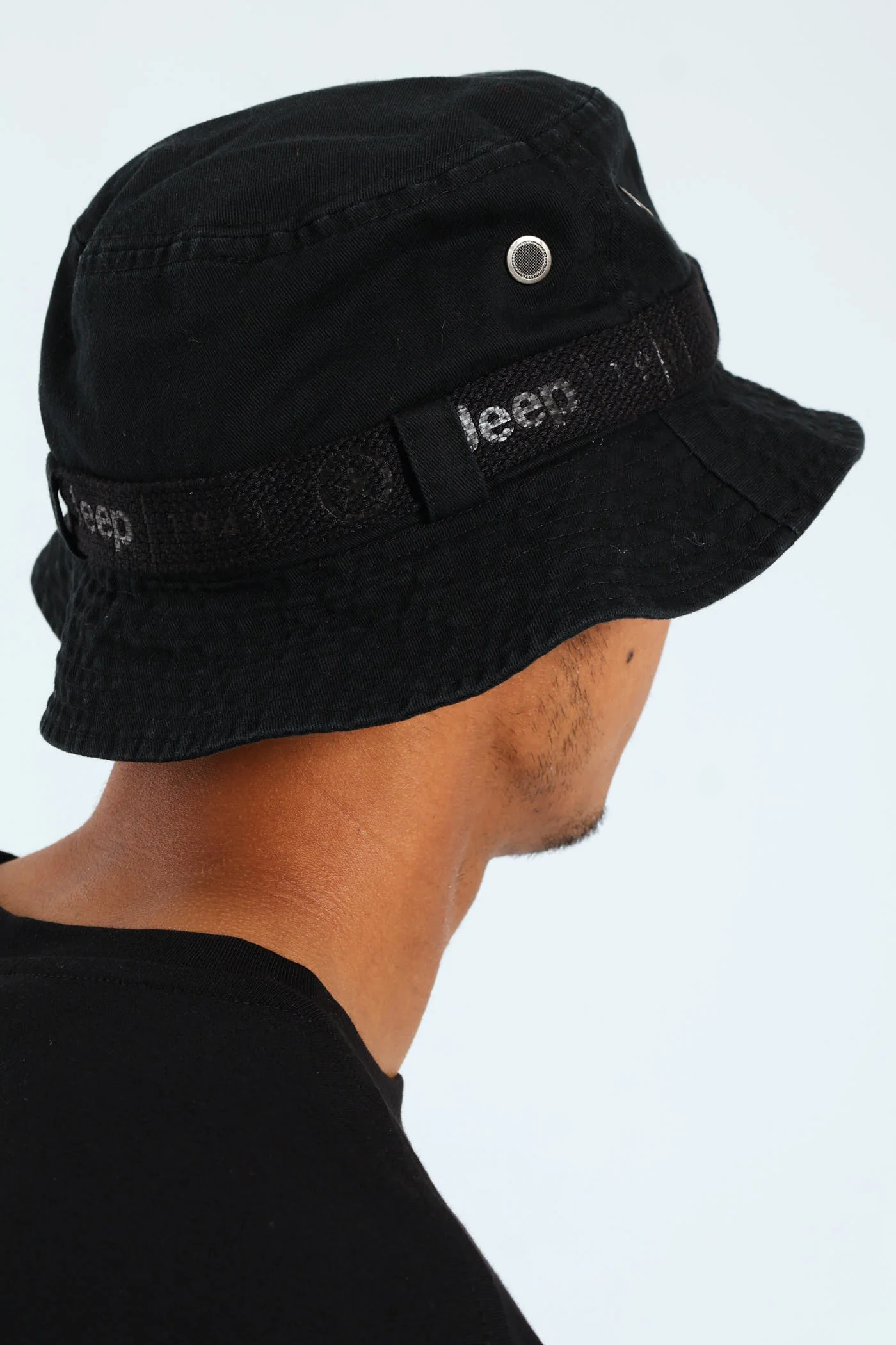 Basic Bucket Hat - Black - Image 4