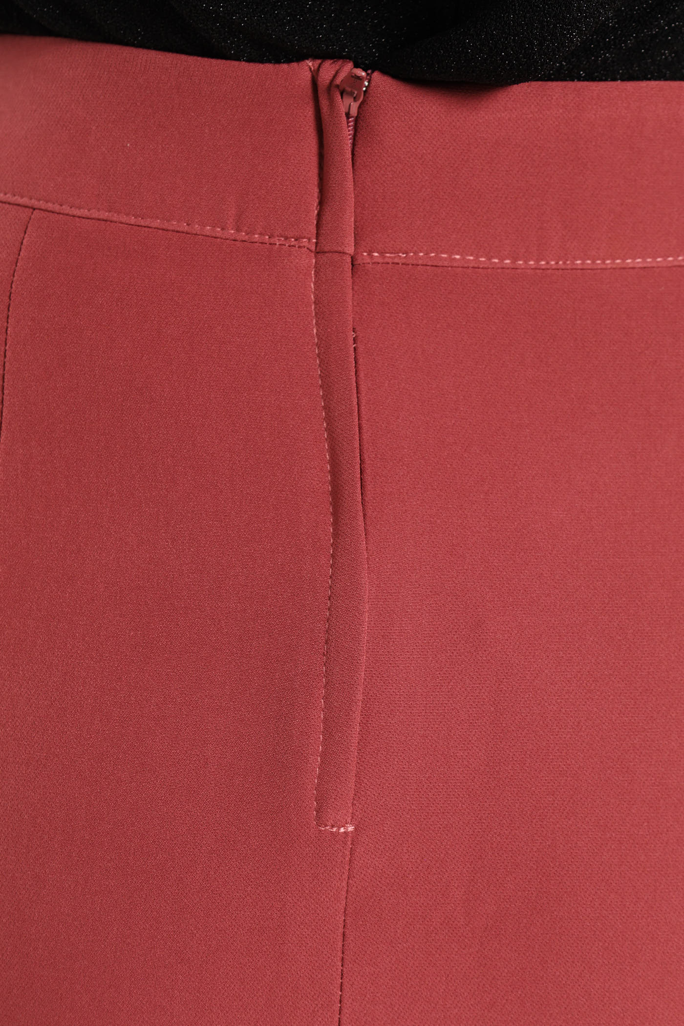 Basic Career Skirt - Dusty Pink - Image 3