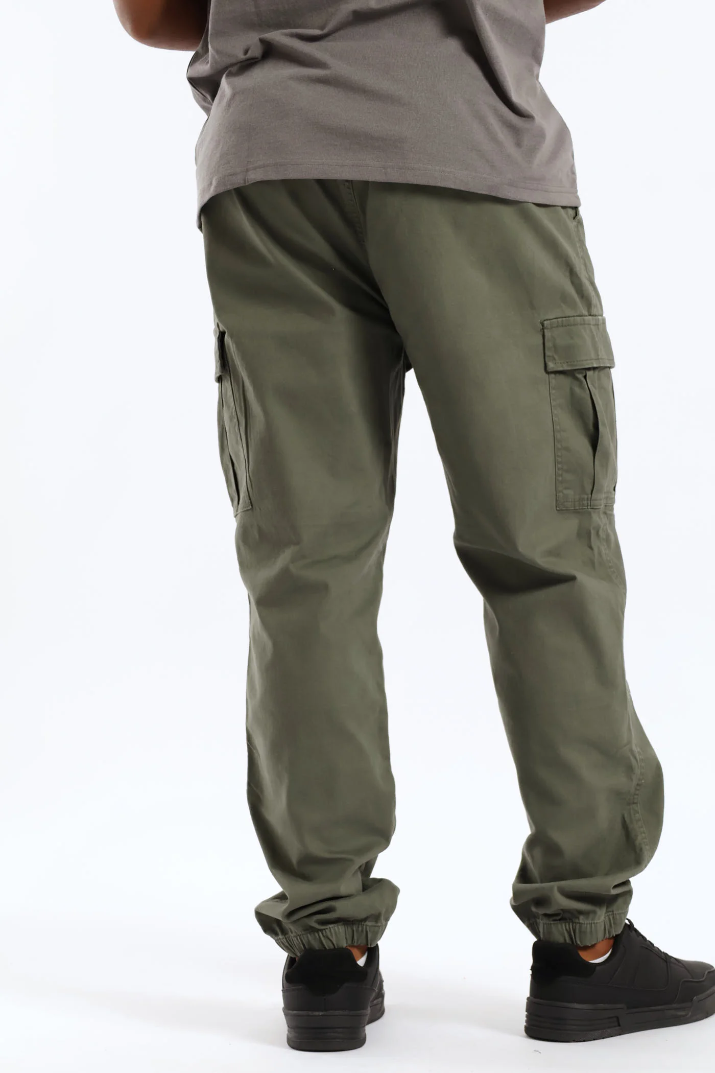 Basic Cargo Jogger - Olive - Image 4