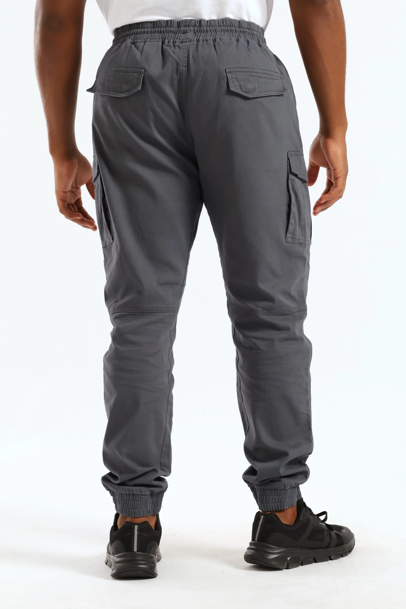 Basic Cargo Pants - Dark Grey - Image 2