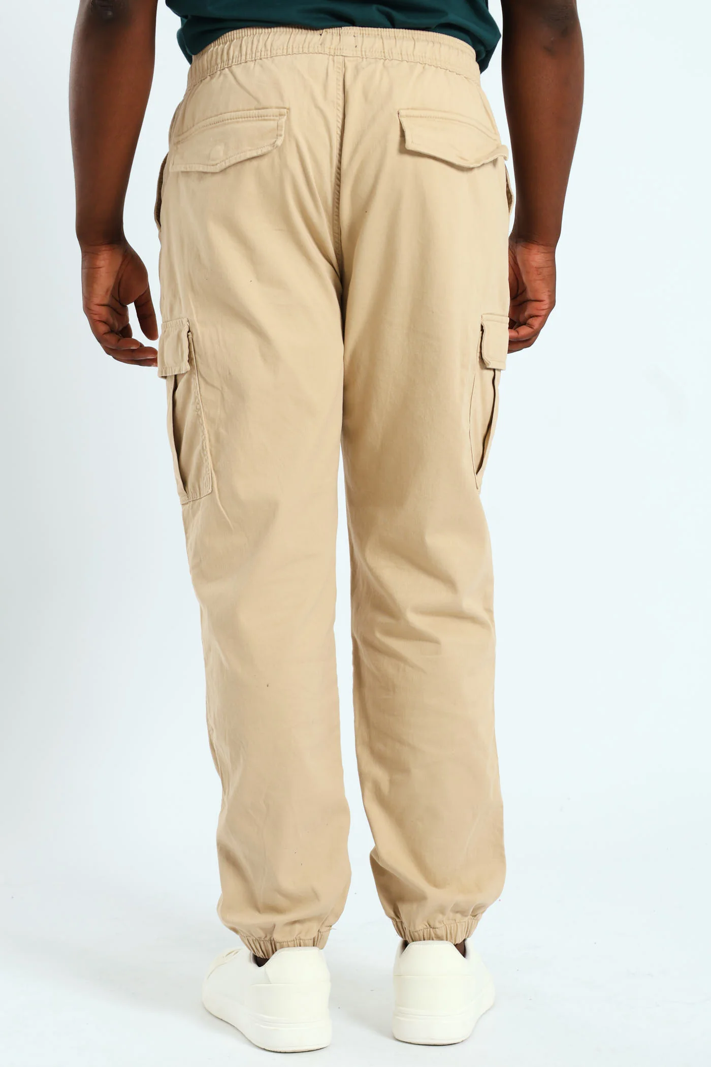 Basic Cargo Pants - Khaki - Image 4