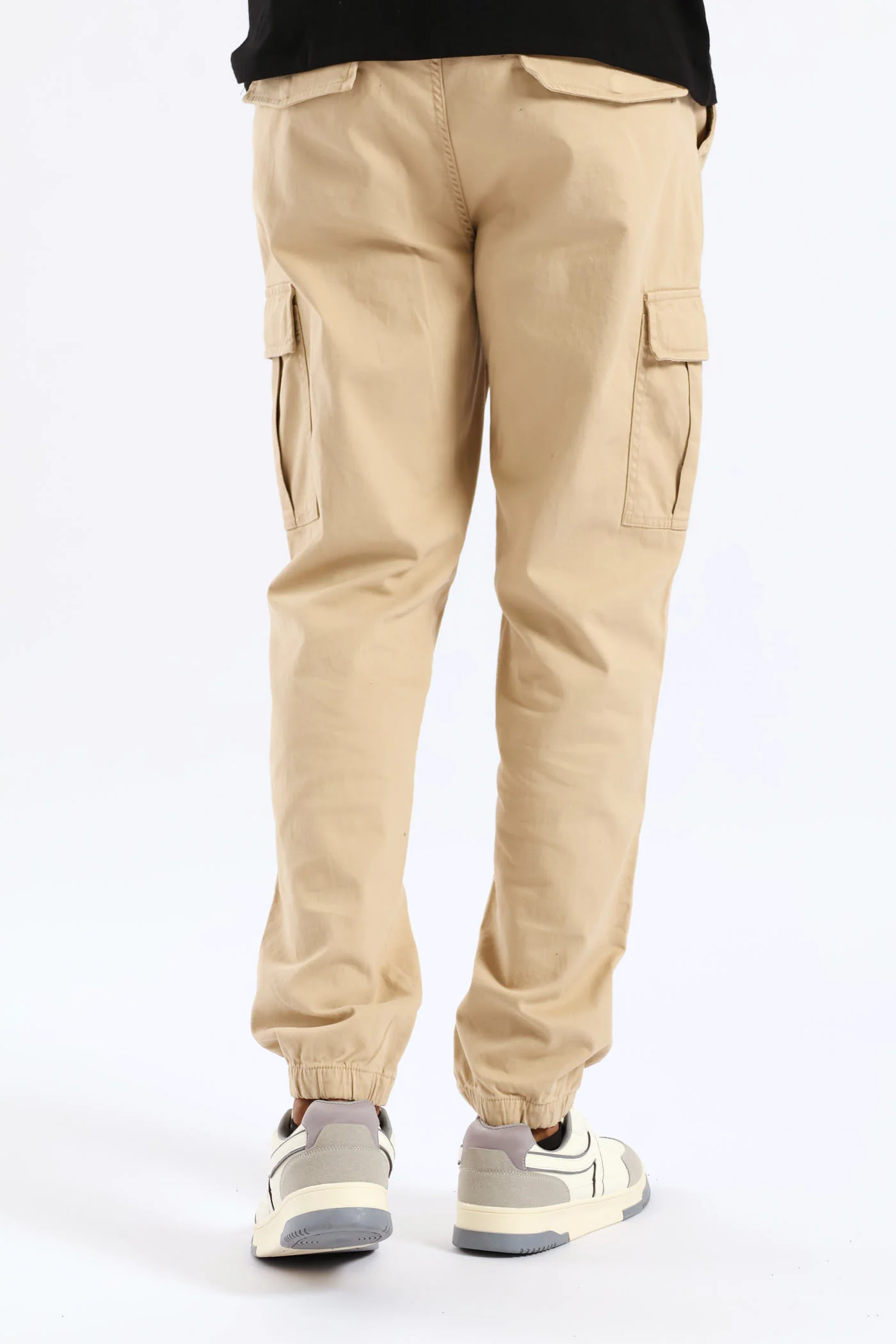 Basic Cargo Pants - Stone - Image 4
