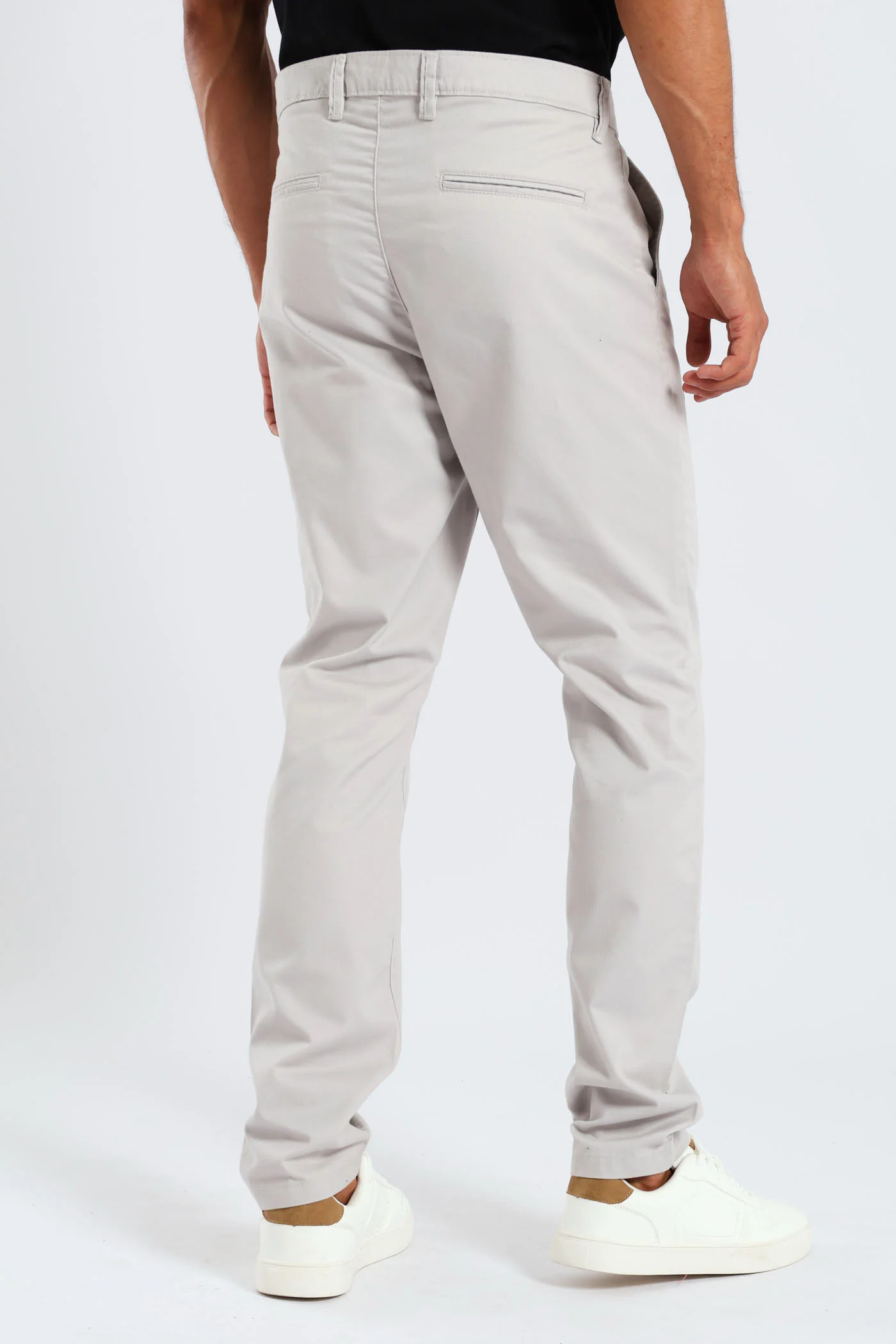 Basic Chino Trouser - Stone - Image 2