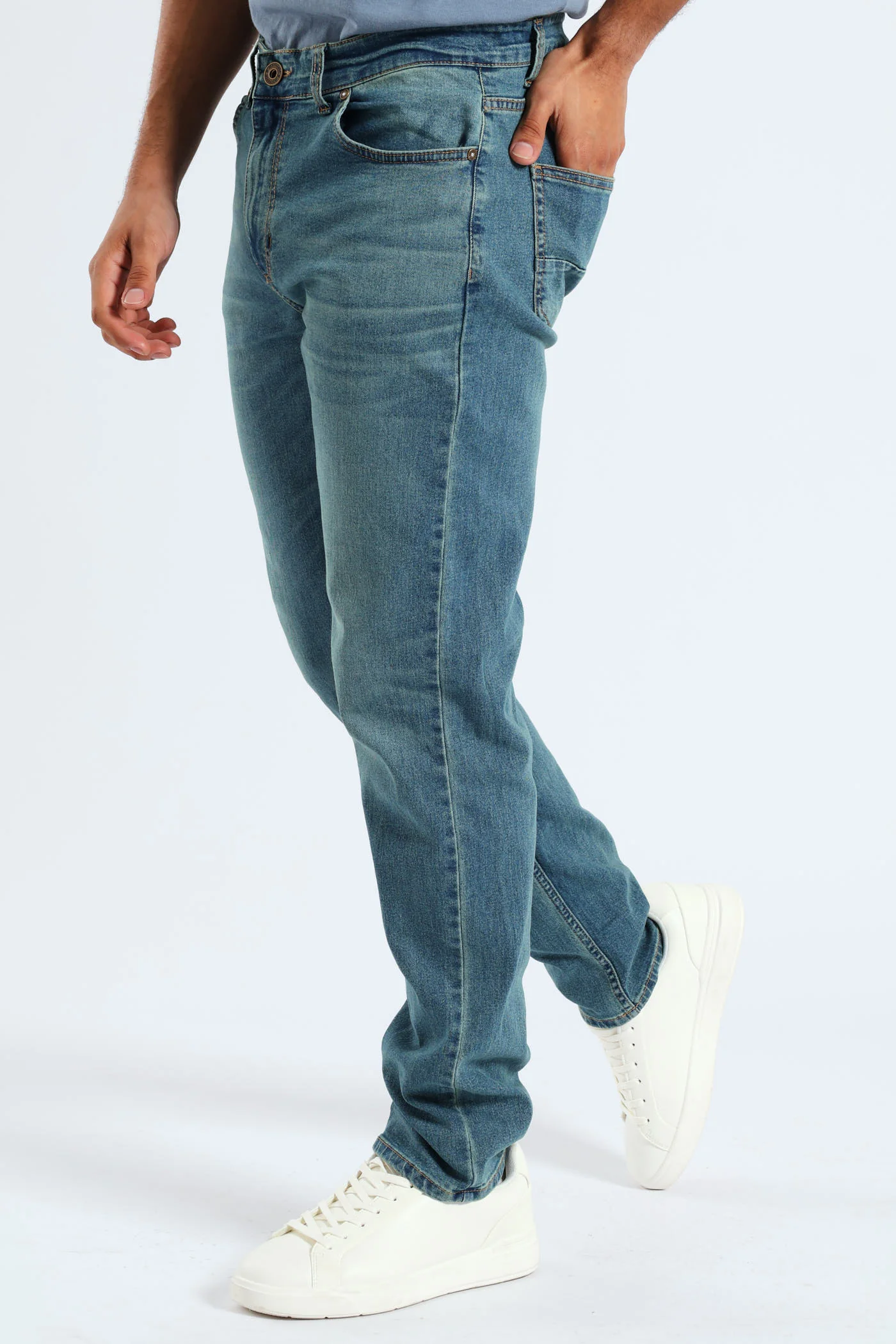 Basic Denim - Mid Wash - Image 2