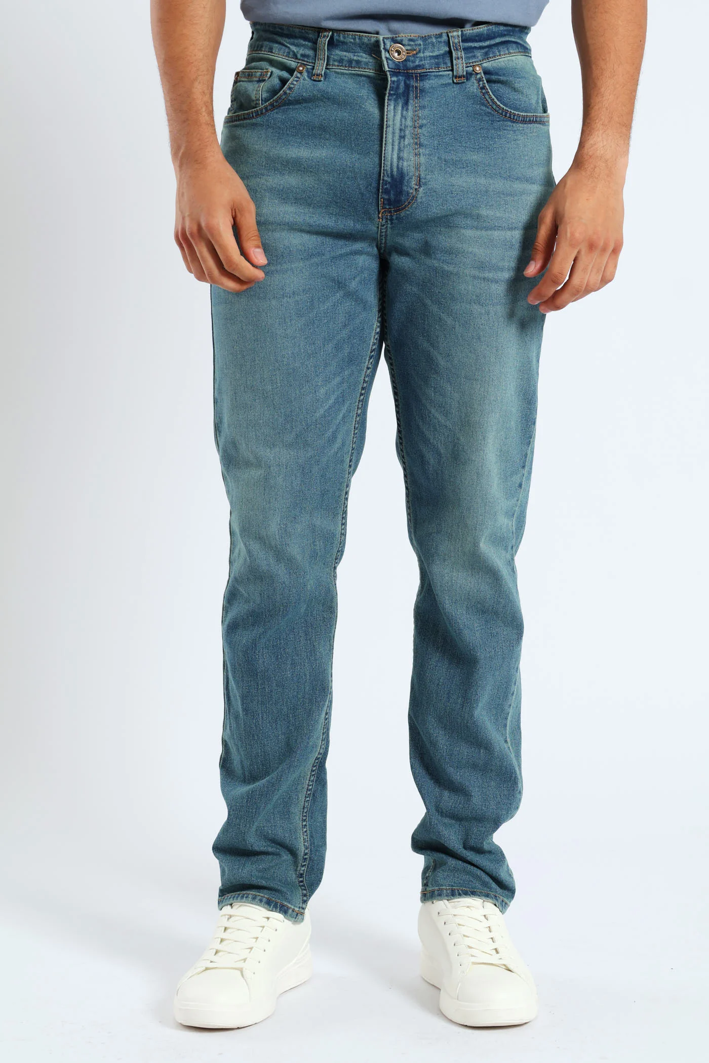 Basic Denim - Mid Wash - Image 3