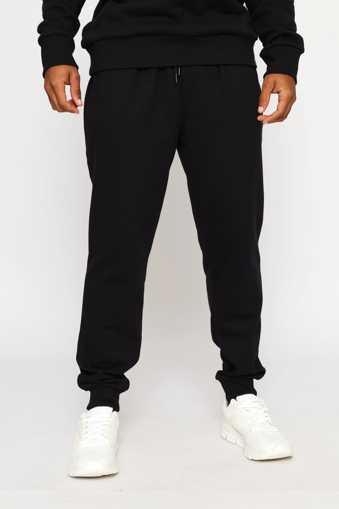 Basic Fleece Jogger - Black - Image 3
