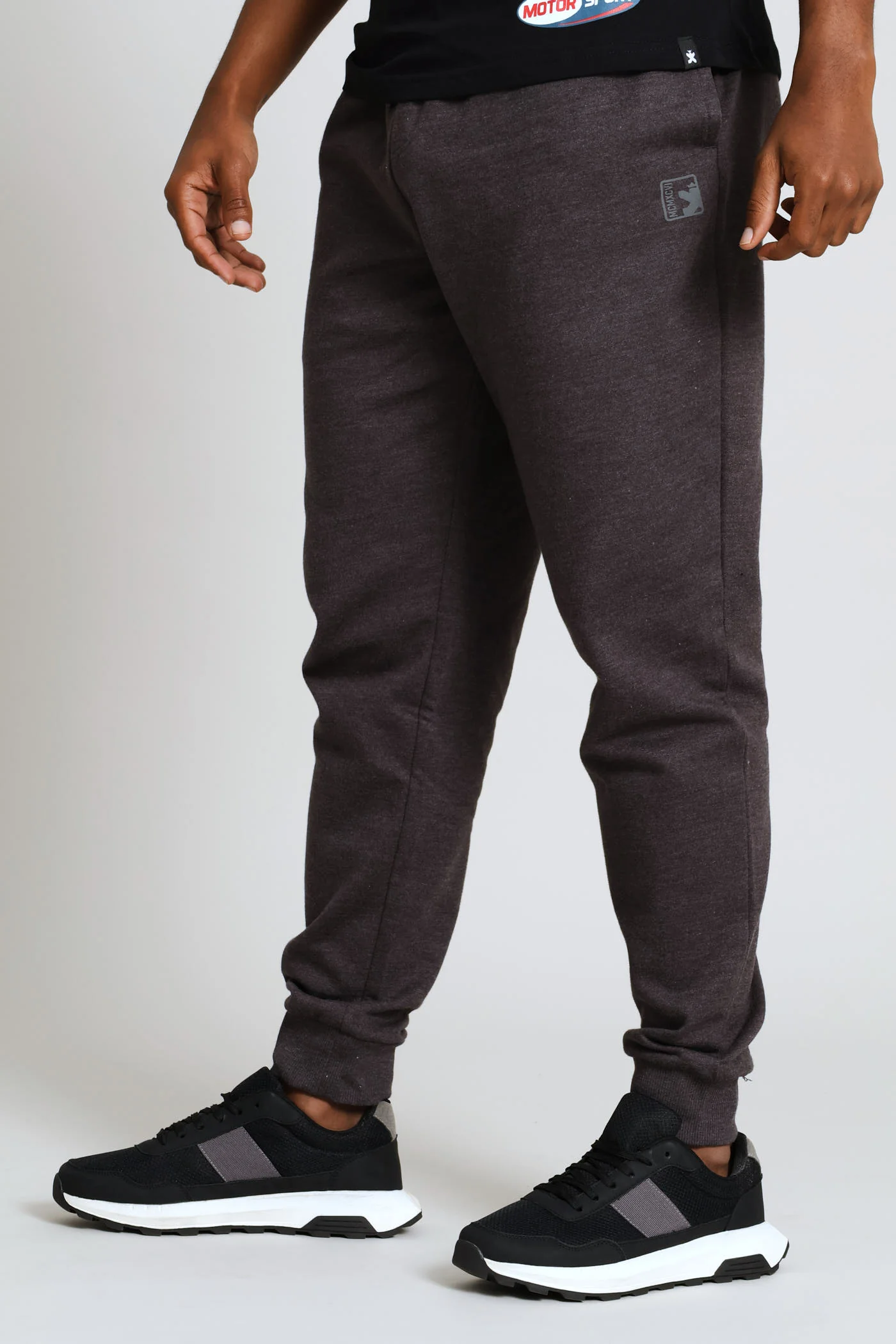 Basic Fleece Jogger - Charcoal - Image 2