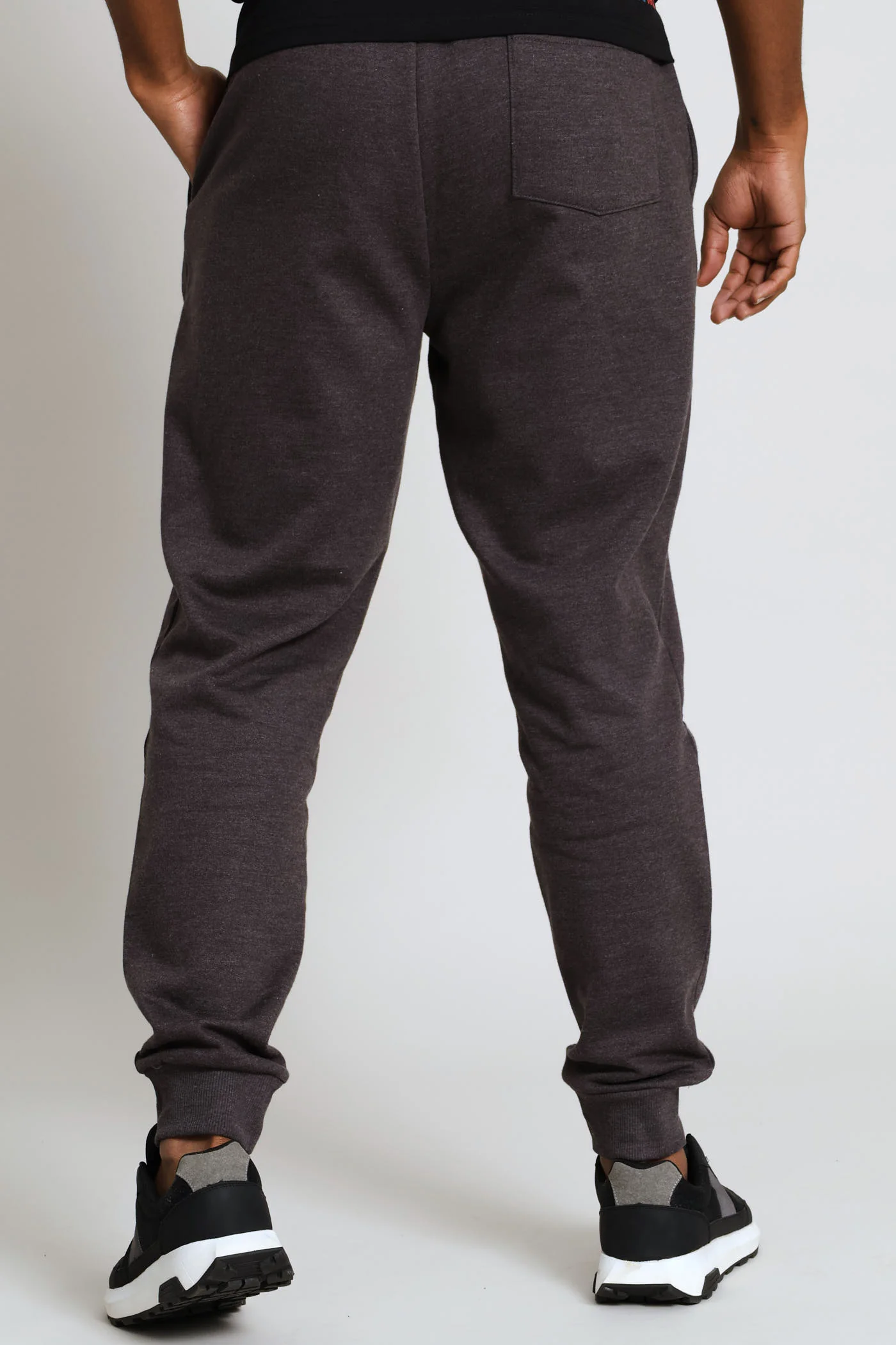 Basic Fleece Jogger - Charcoal - Image 3
