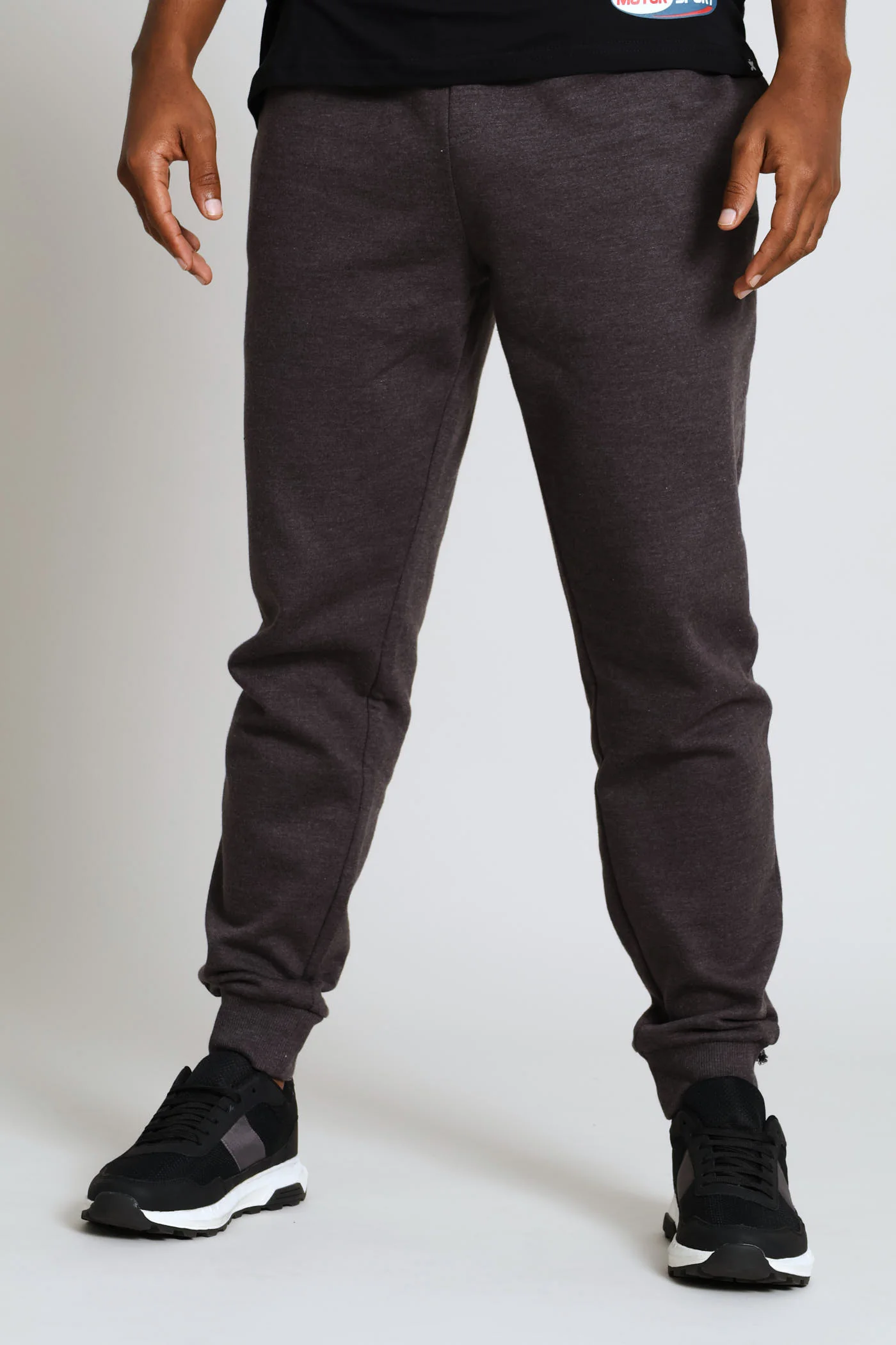 Basic Fleece Jogger - Charcoal - Image 4
