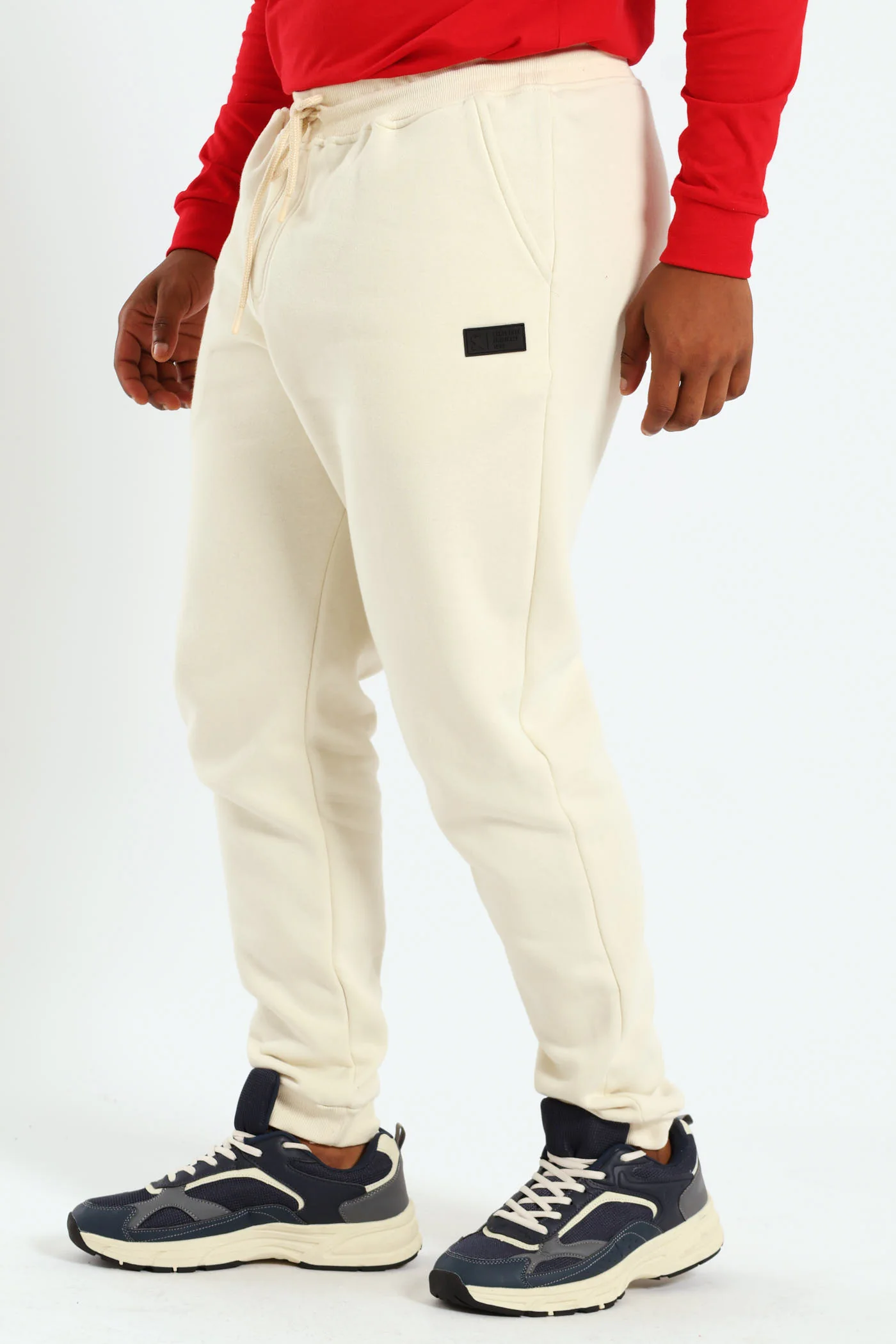 Basic Fleece Jogger - Light Stone - Image 2